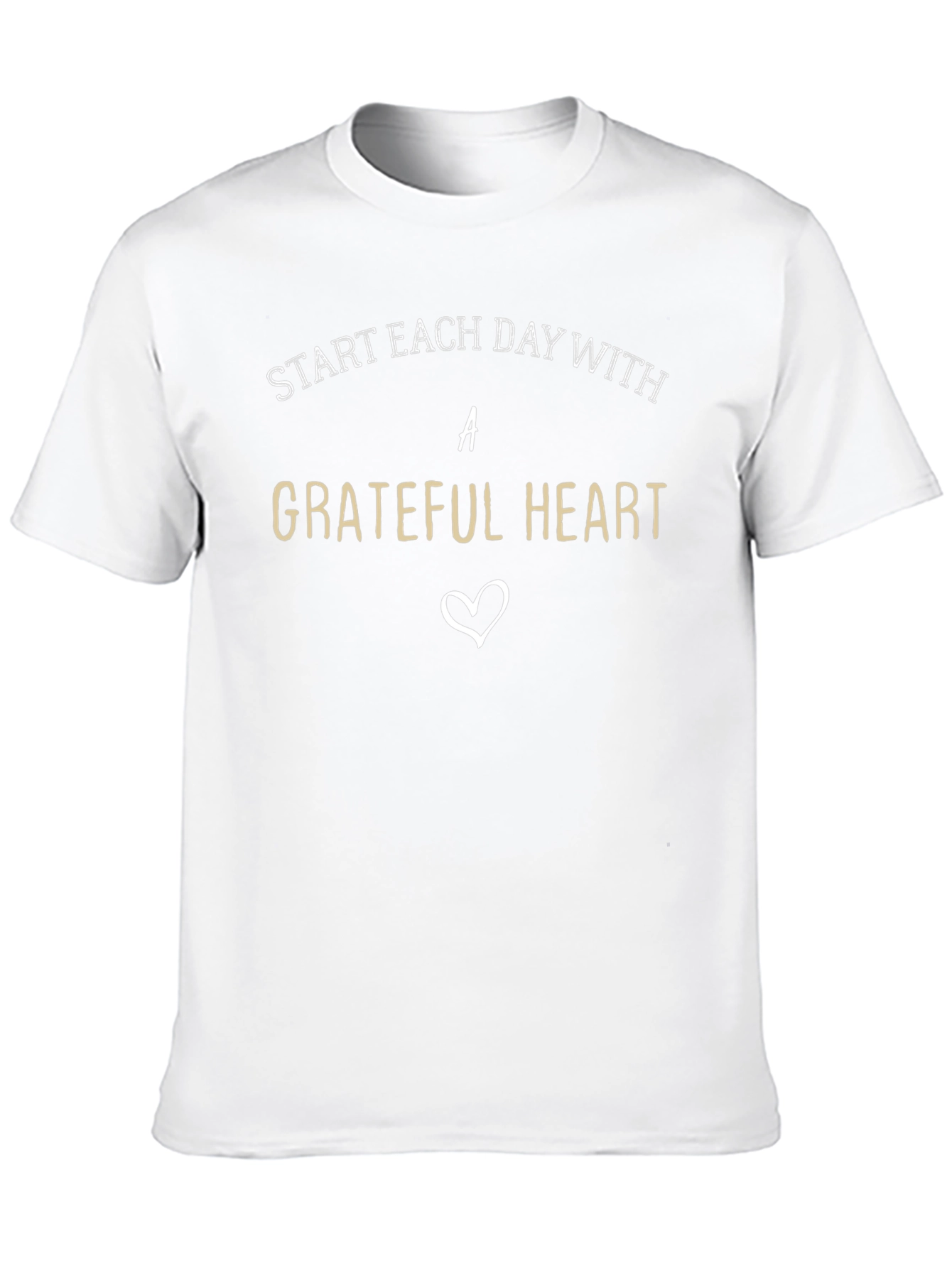 Grateful Heart Graphic Tee - Everyday Comfort