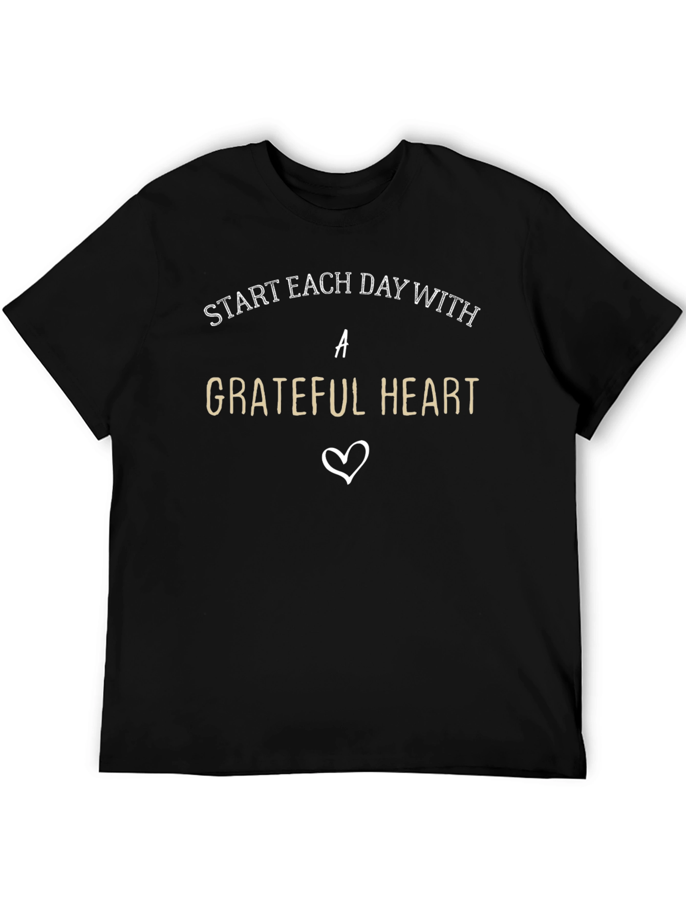 Grateful Heart Graphic Tee - Everyday Comfort
