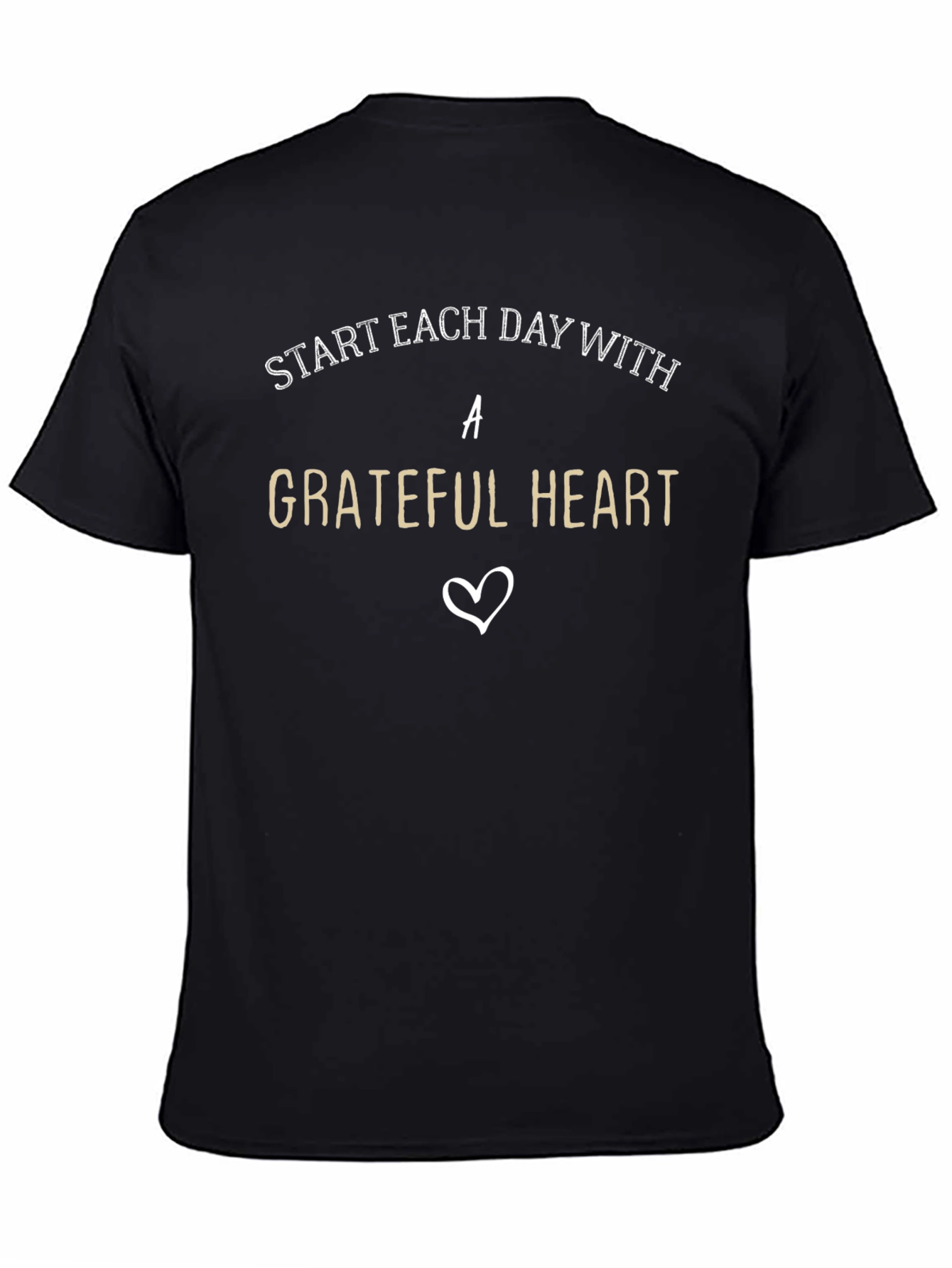Grateful Heart Graphic Tee - Everyday Comfort