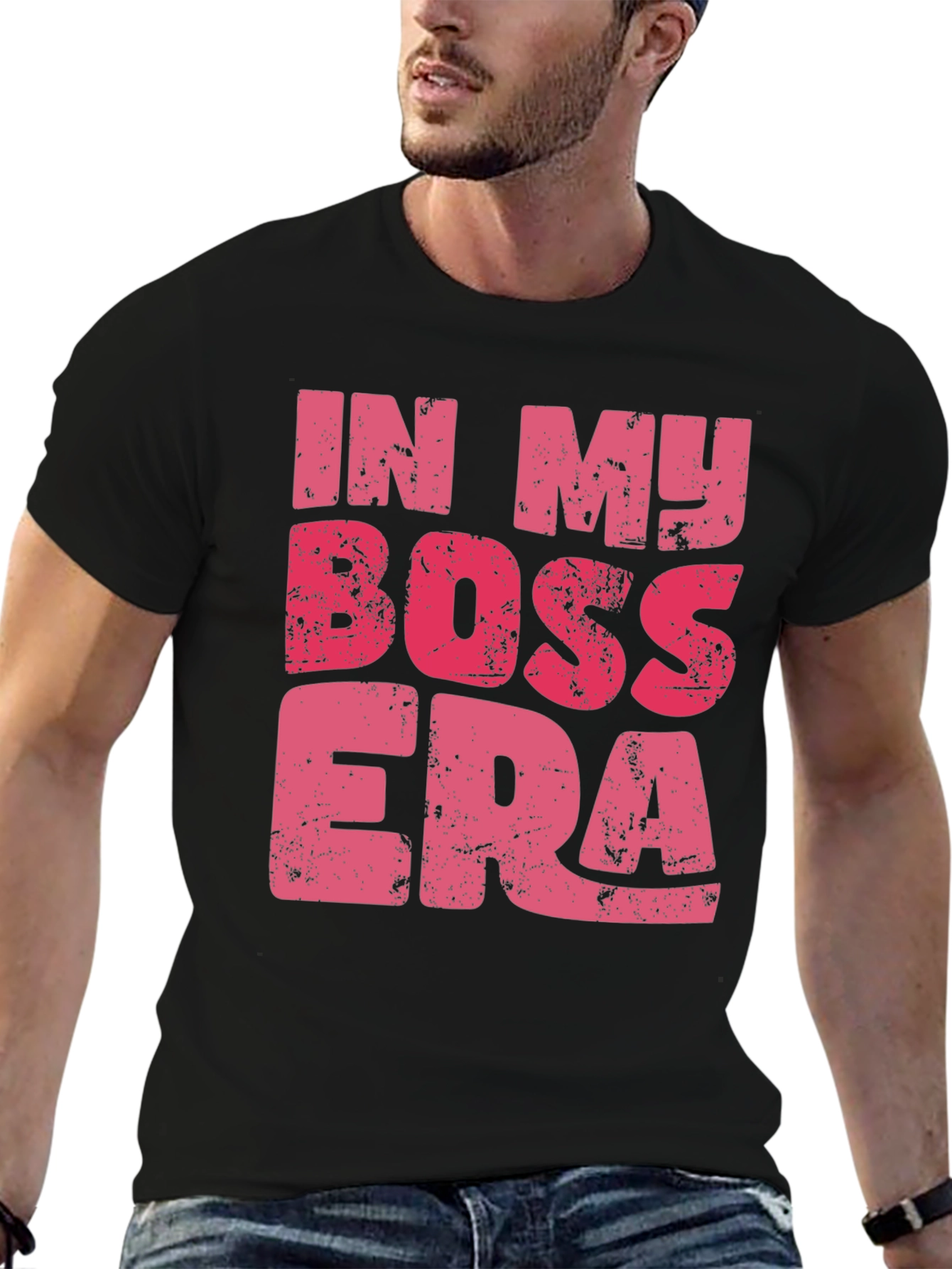 In My Boss Era Graphic Tee - Black