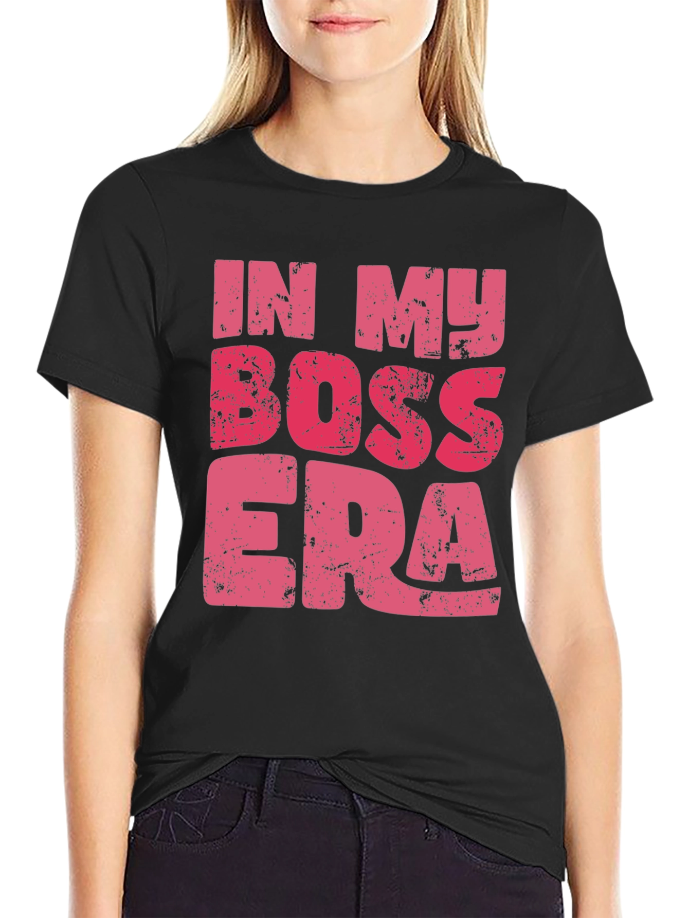 In My Boss Era Graphic Tee - Black