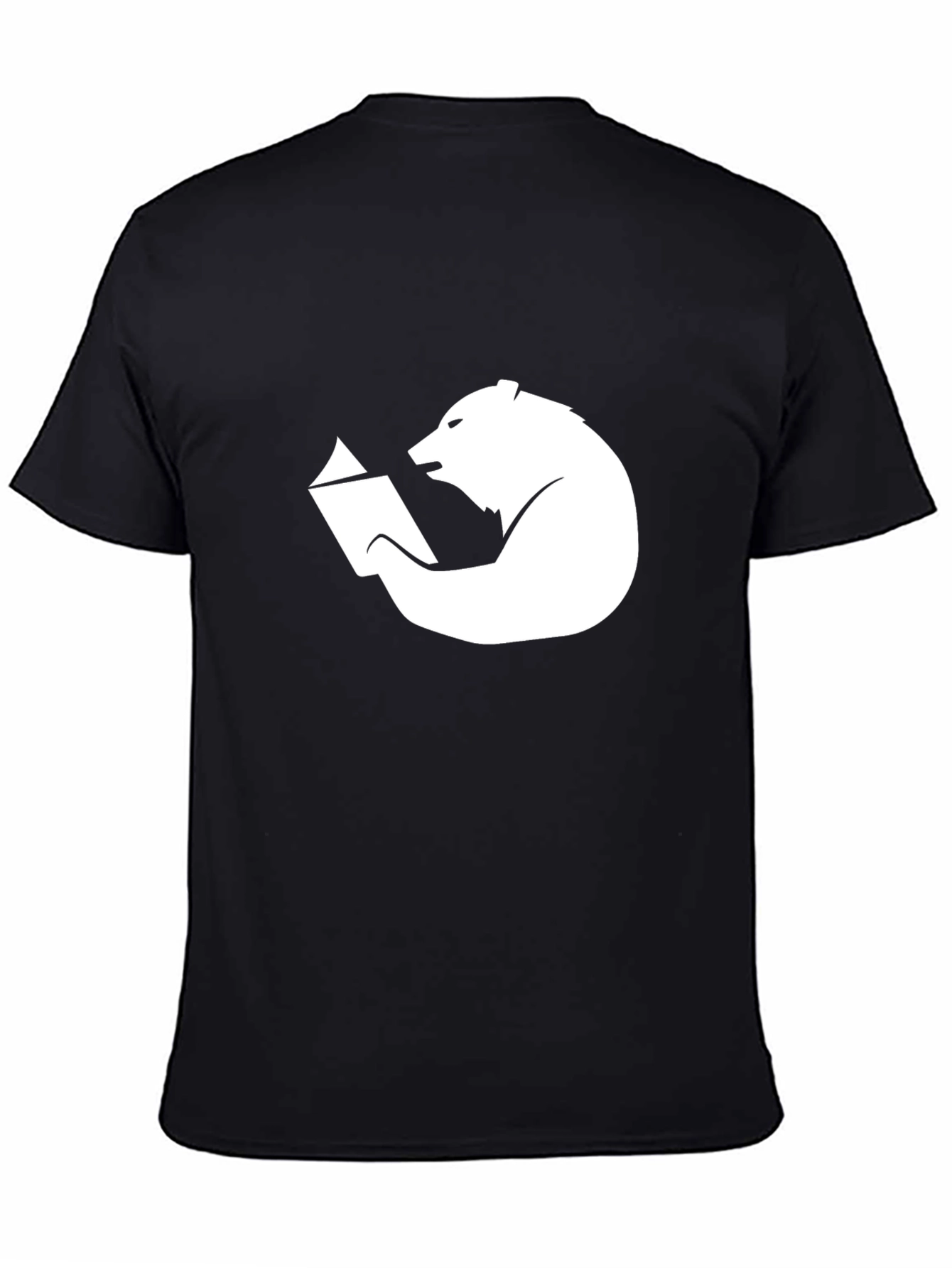 Bear Reading Book Graphic T-Shirt