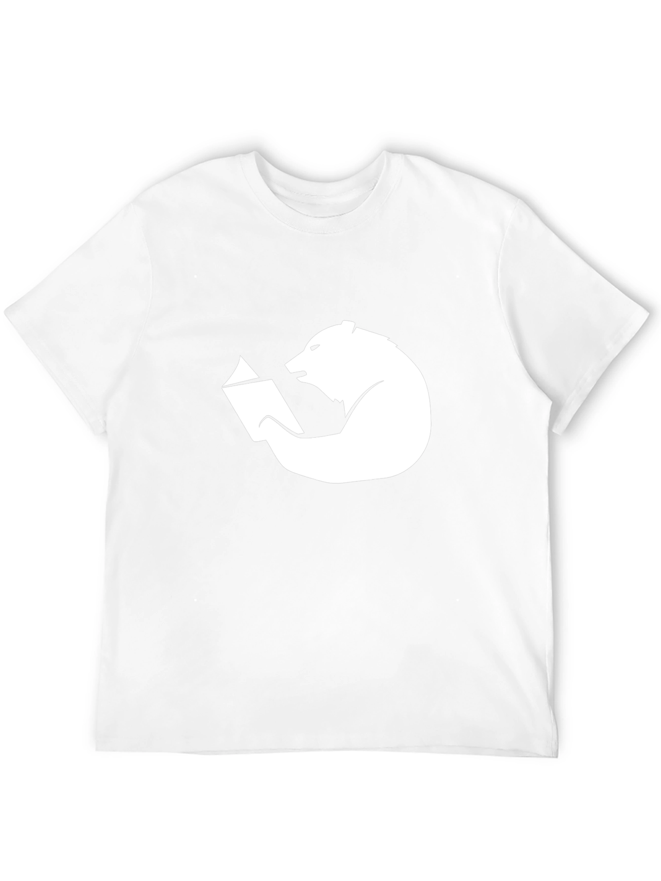 Bear Reading Book Graphic T-Shirt