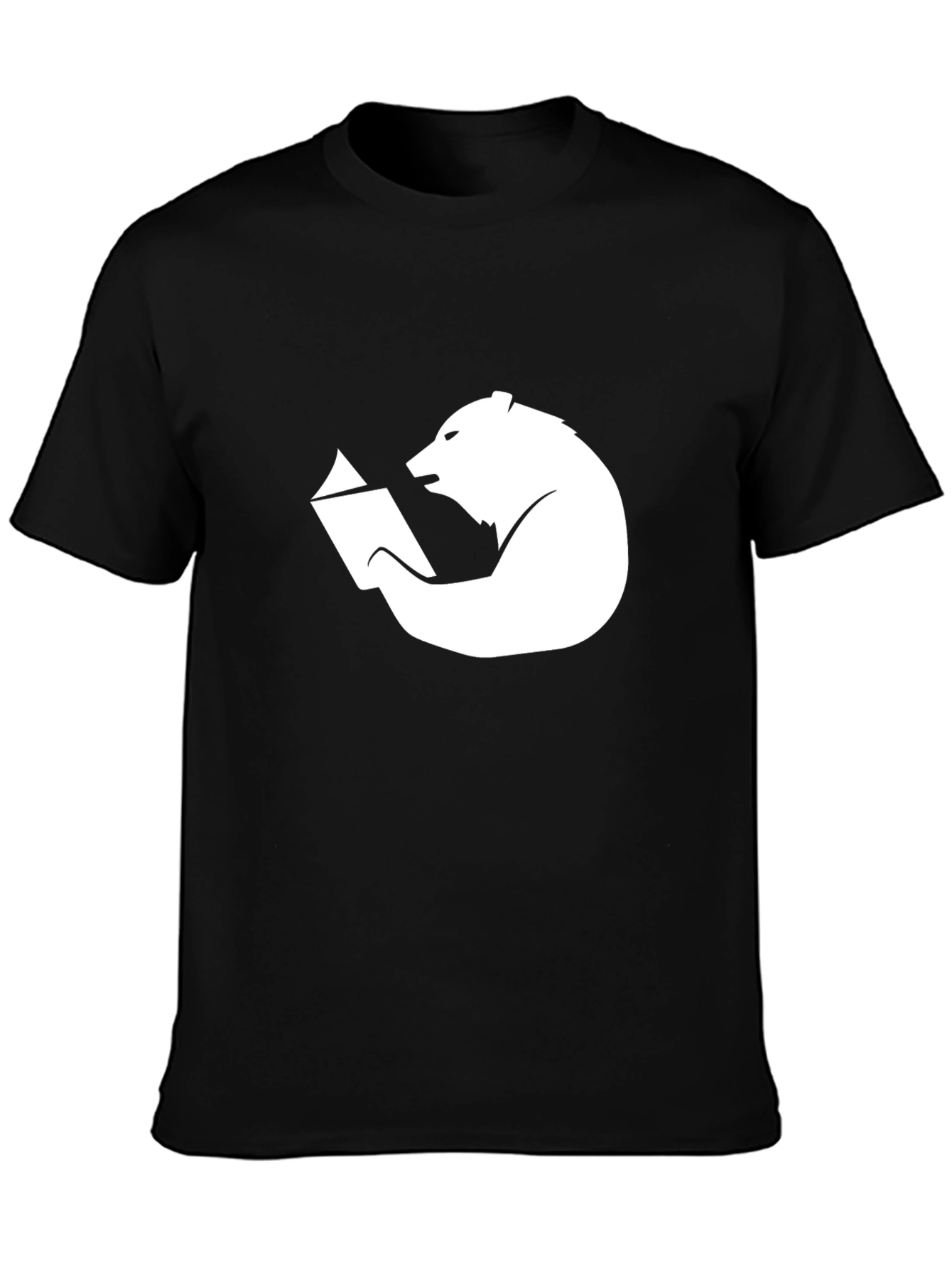 Bear Reading Book Graphic T-Shirt