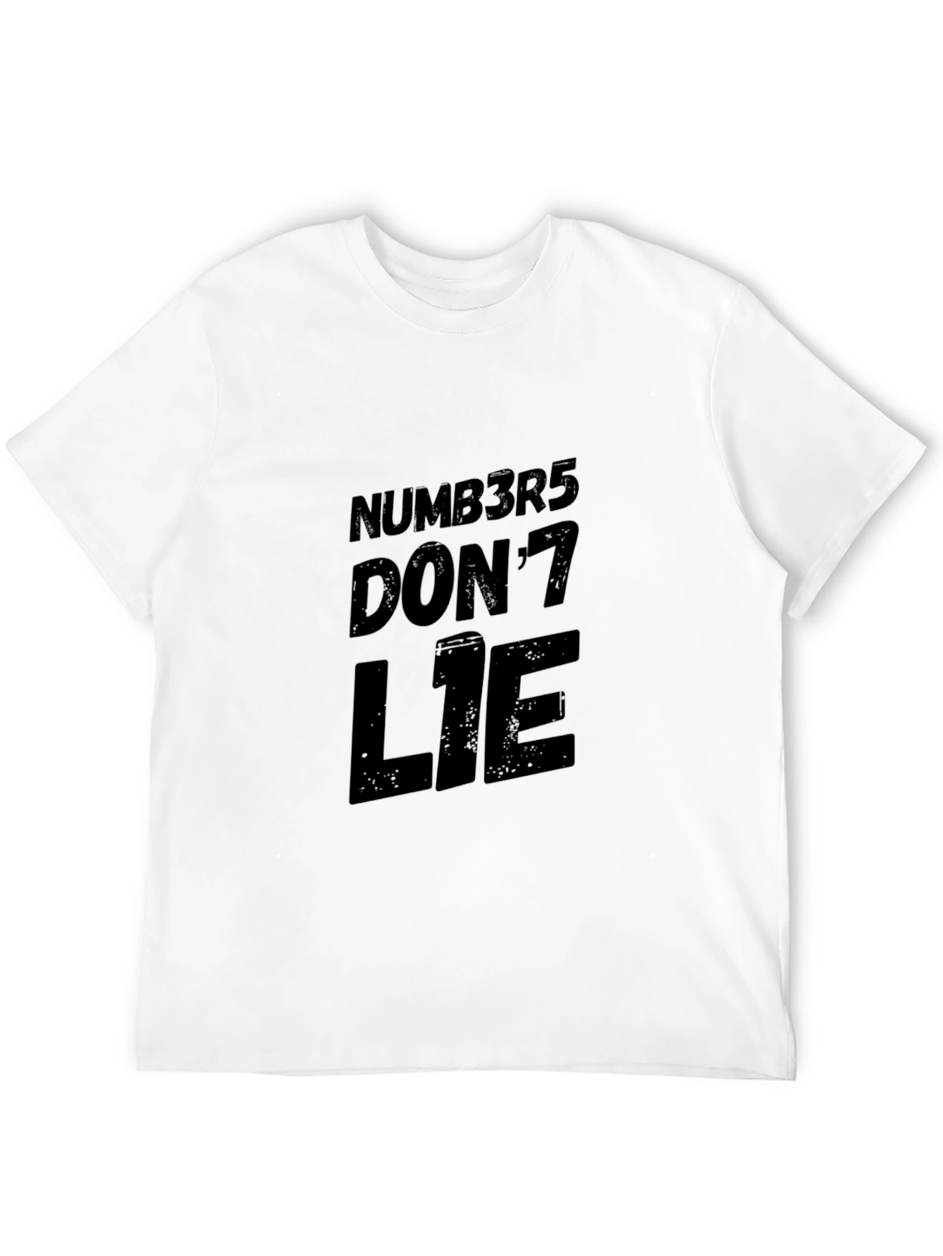 Numb3r5 Dont Lie Black Graphic Tee