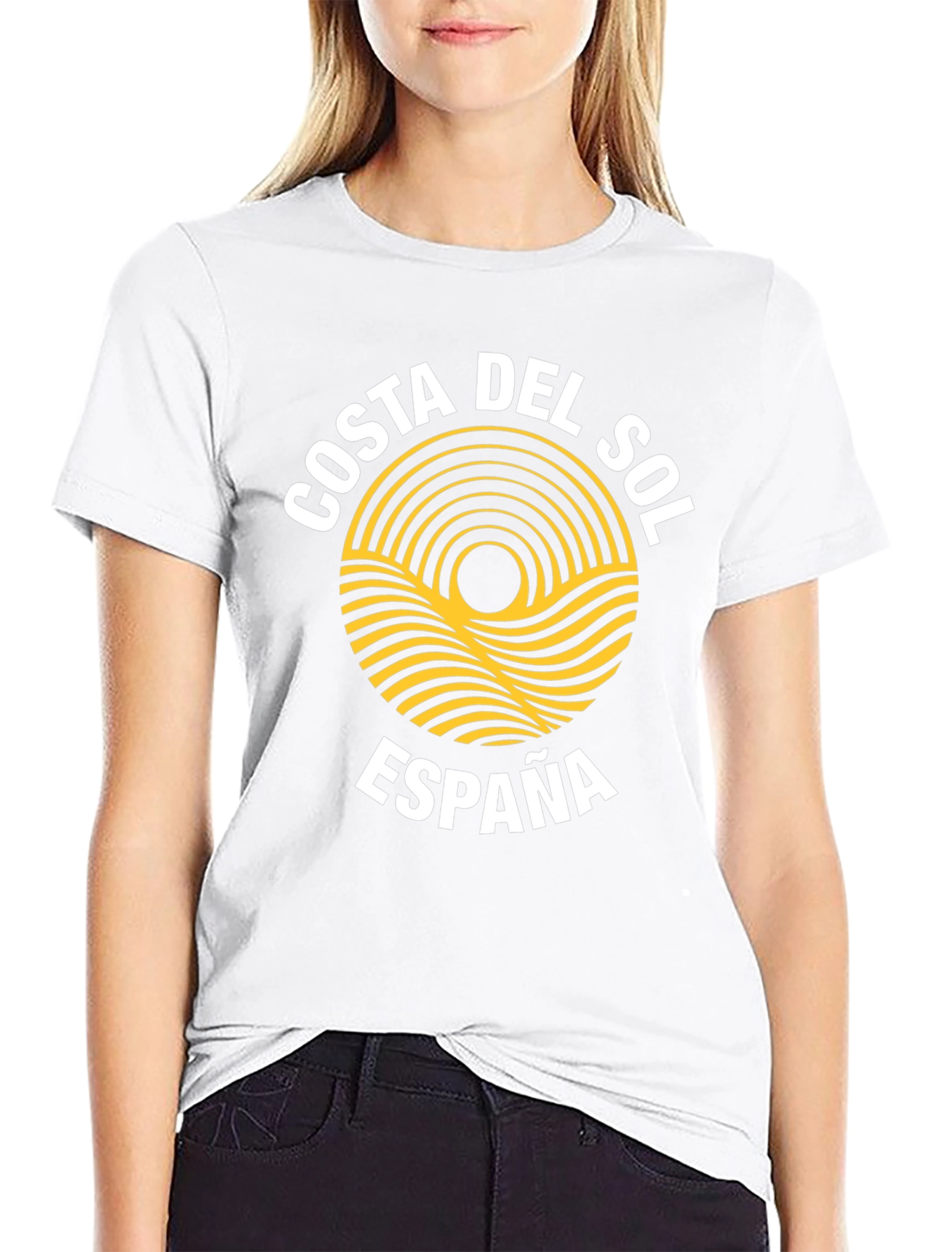 Costa Del Sol España T-Shirt - Black Graphic Tee