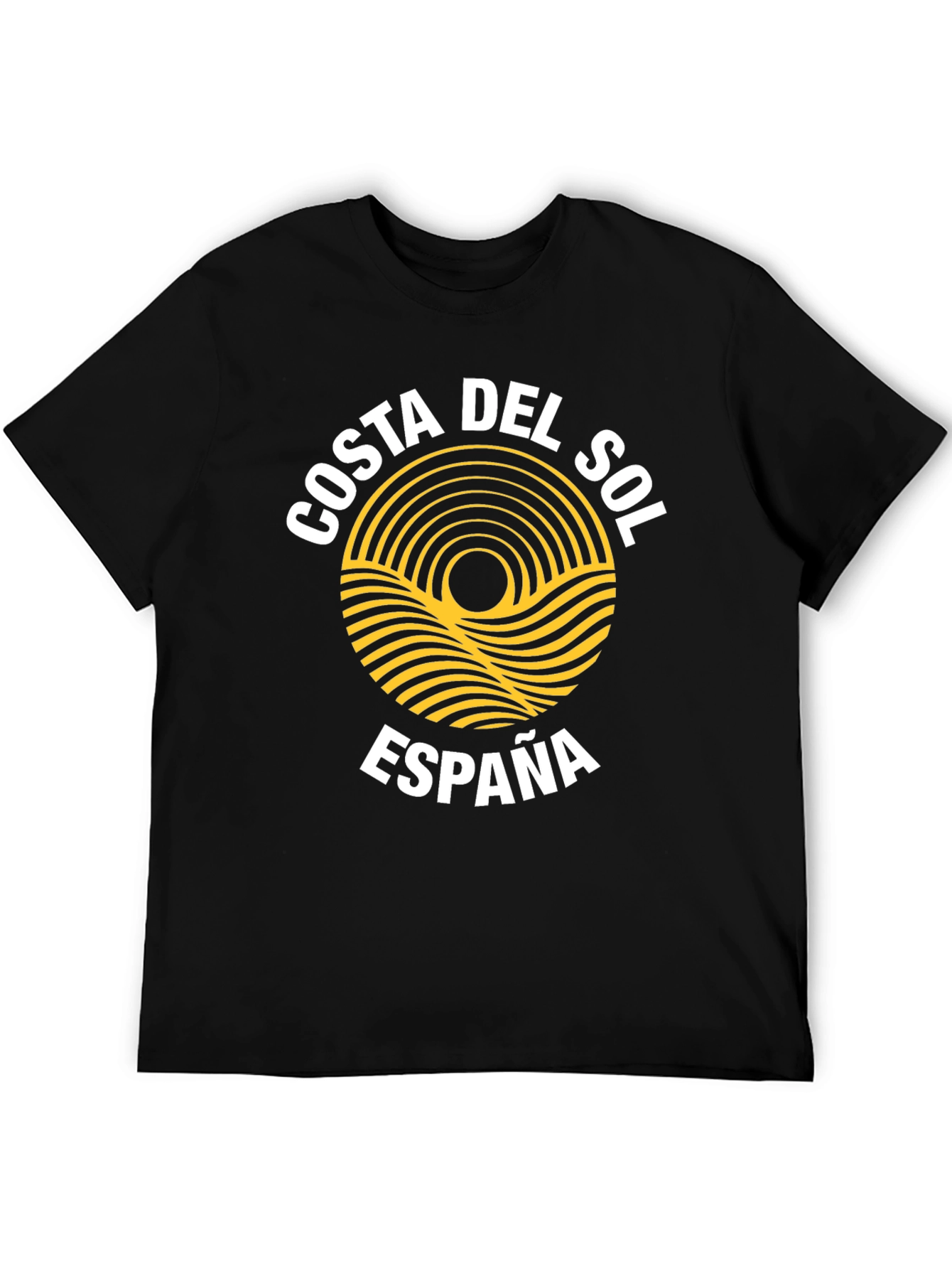 Costa Del Sol España T-Shirt - Black Graphic Tee