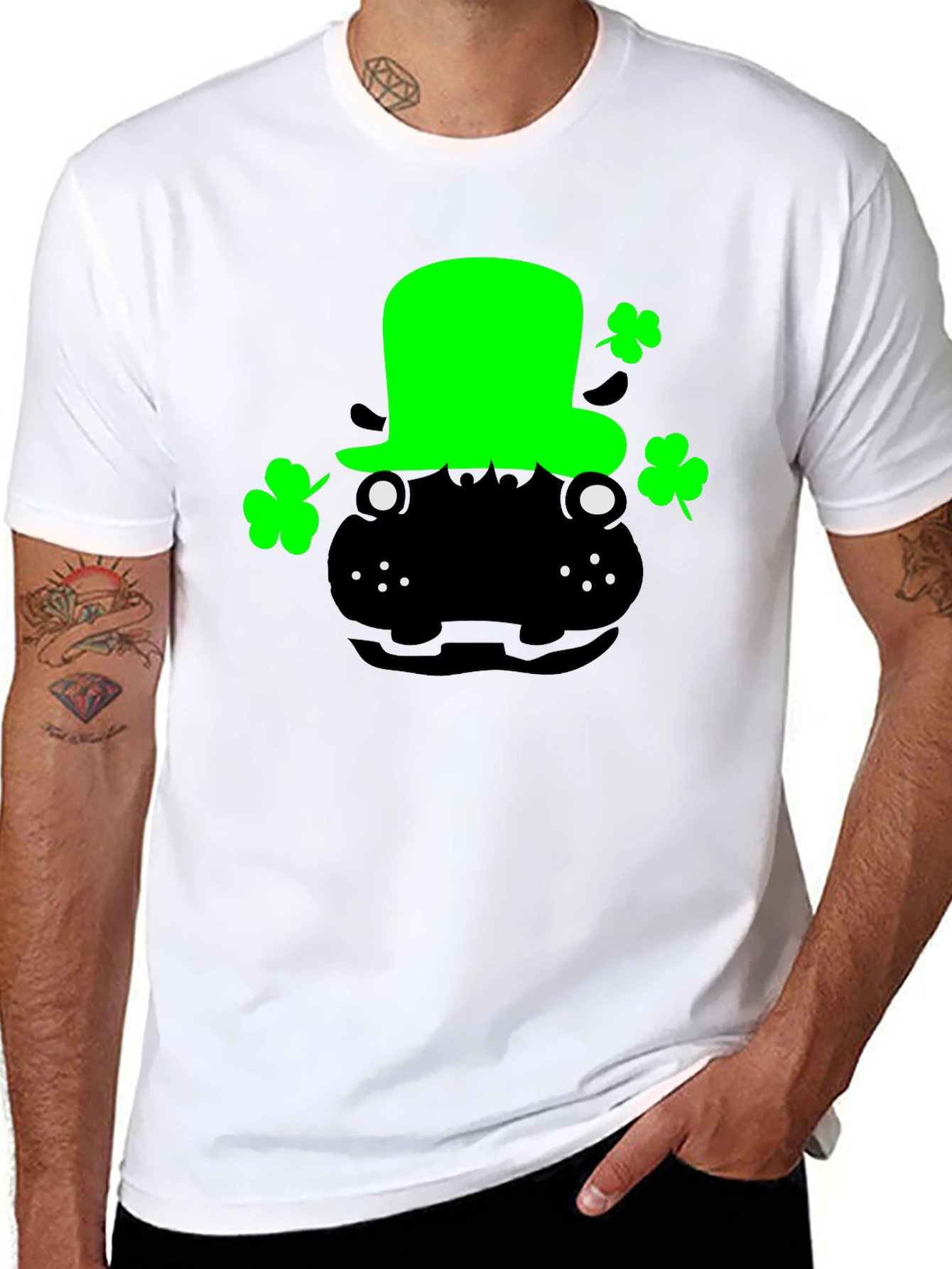 Lucky Hippo St. Patricks Day T-Shirt
