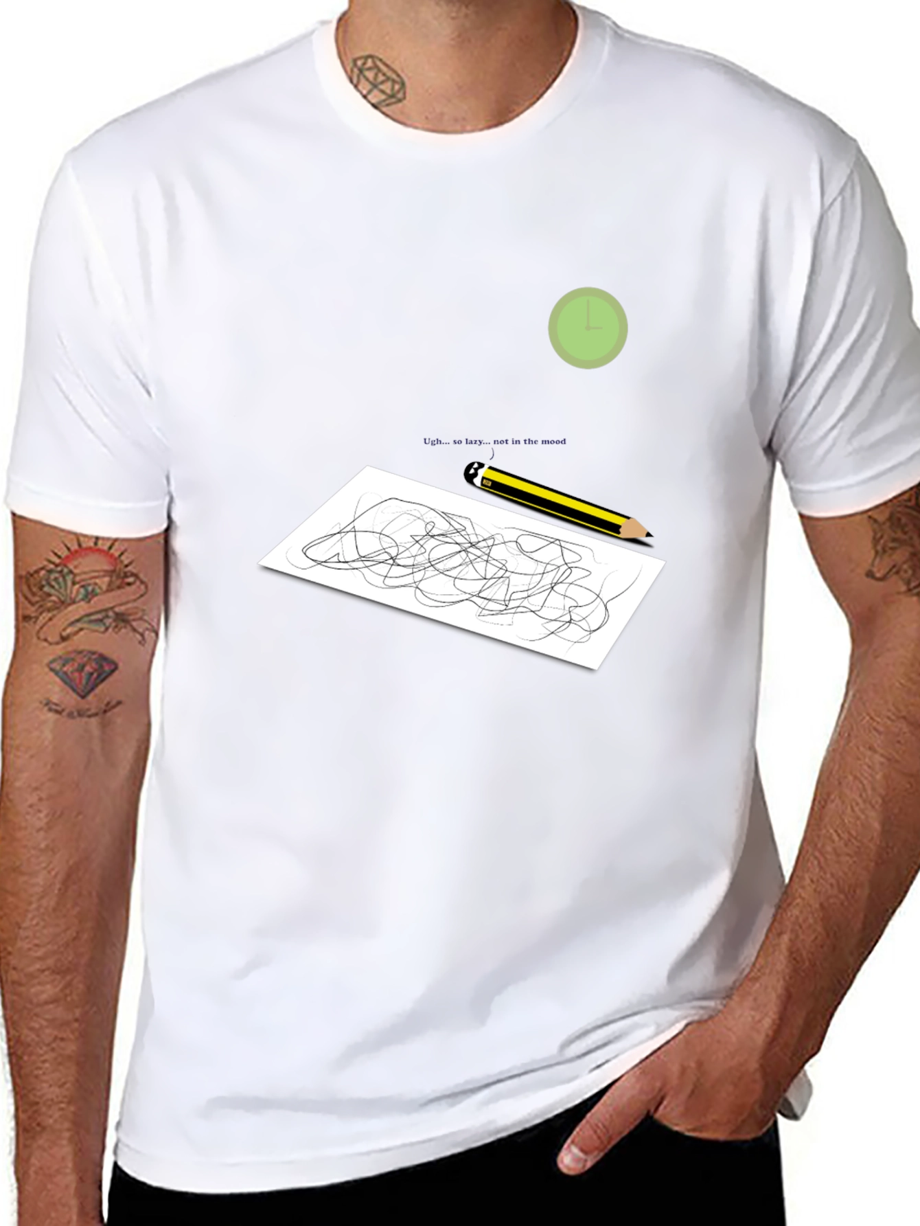 Abstract Scribble T-Shirt