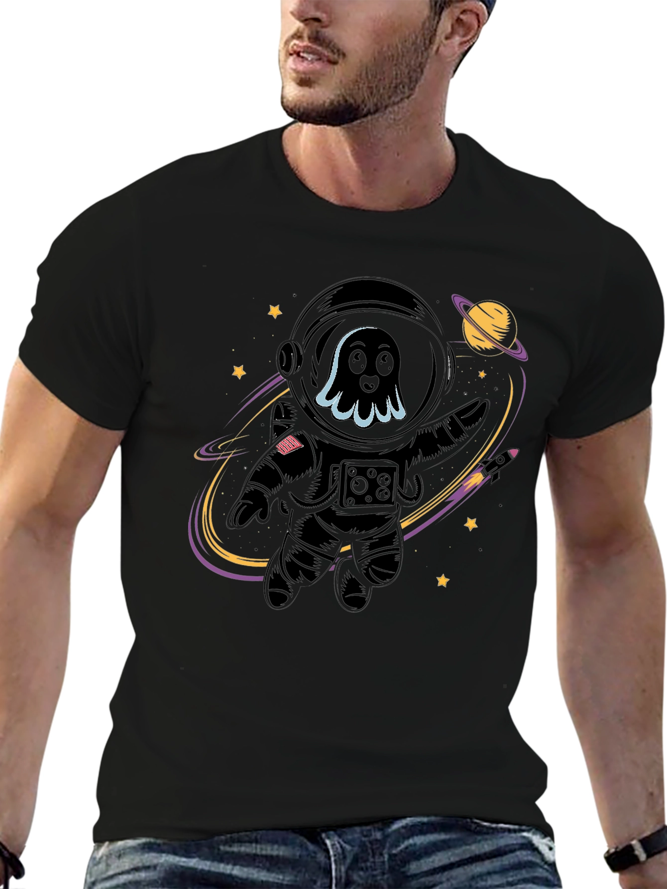 Astronaut Ghost Graphic Tee