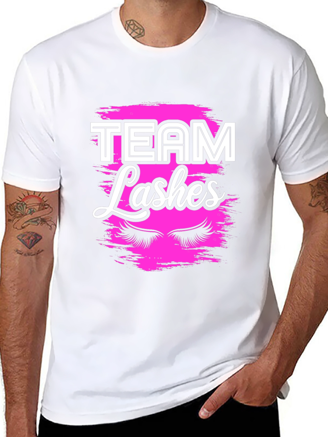 Team Lashes Graphic T-Shirt - Beauty Squad Tee