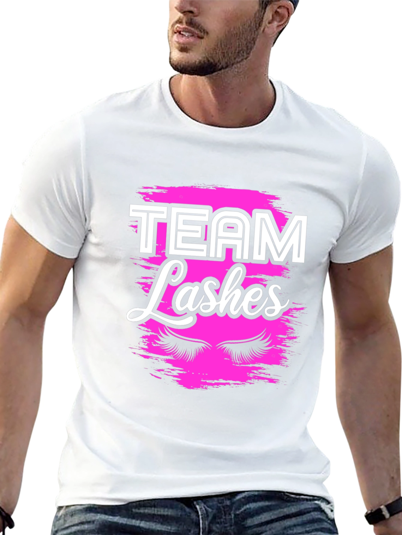 Team Lashes Graphic T-Shirt - Beauty Squad Tee