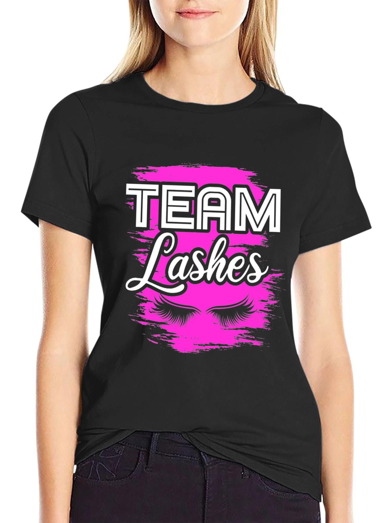 Team Lashes Graphic T-Shirt - Beauty Squad Tee