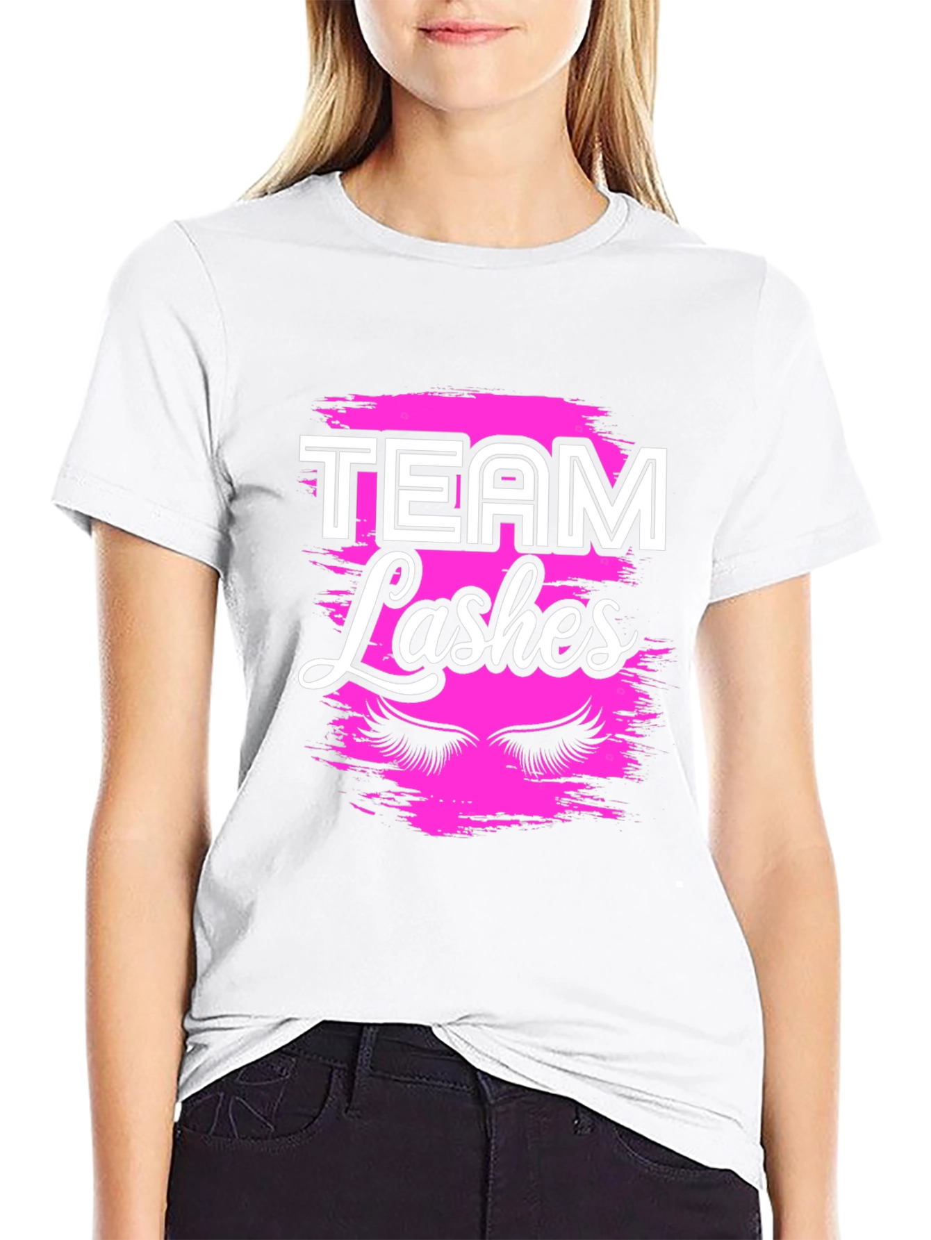 Team Lashes Graphic T-Shirt - Beauty Squad Tee