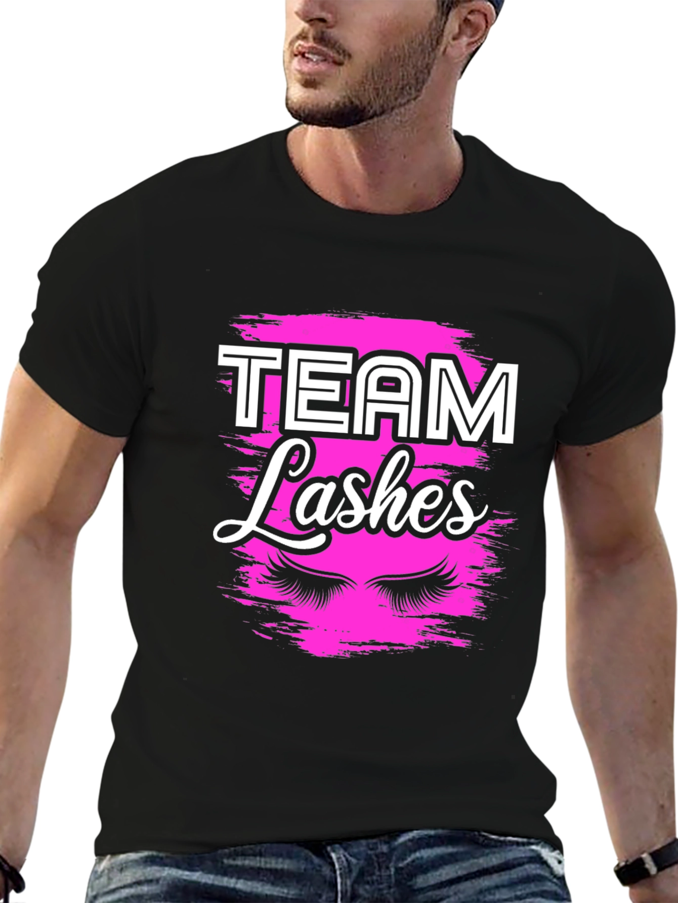 Team Lashes Graphic T-Shirt - Beauty Squad Tee