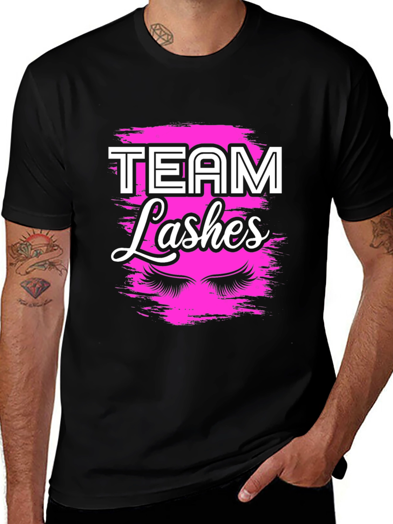 Team Lashes Graphic T-Shirt - Beauty Squad Tee