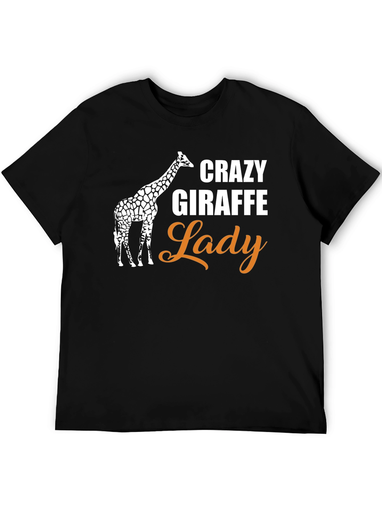 Crazy Giraffe Lady T-Shirt - Unisex