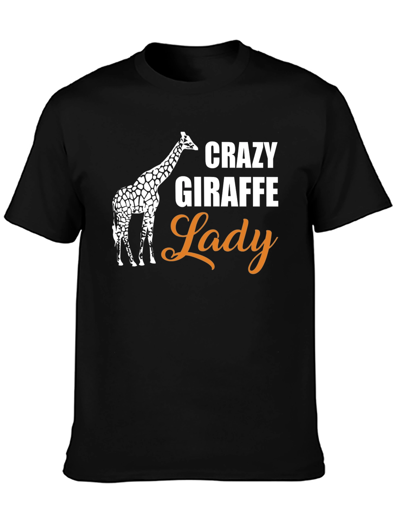 Crazy Giraffe Lady T-Shirt - Unisex