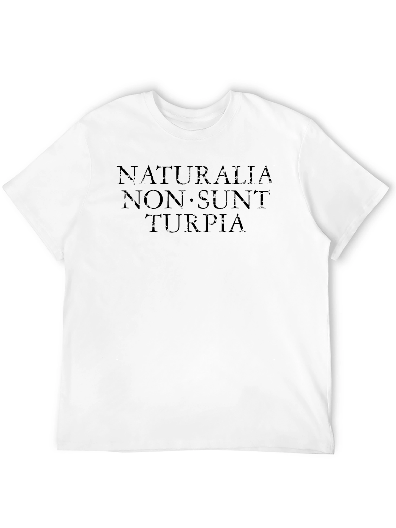 Naturalia Non Sunt Turpia Graphic Tee - Black