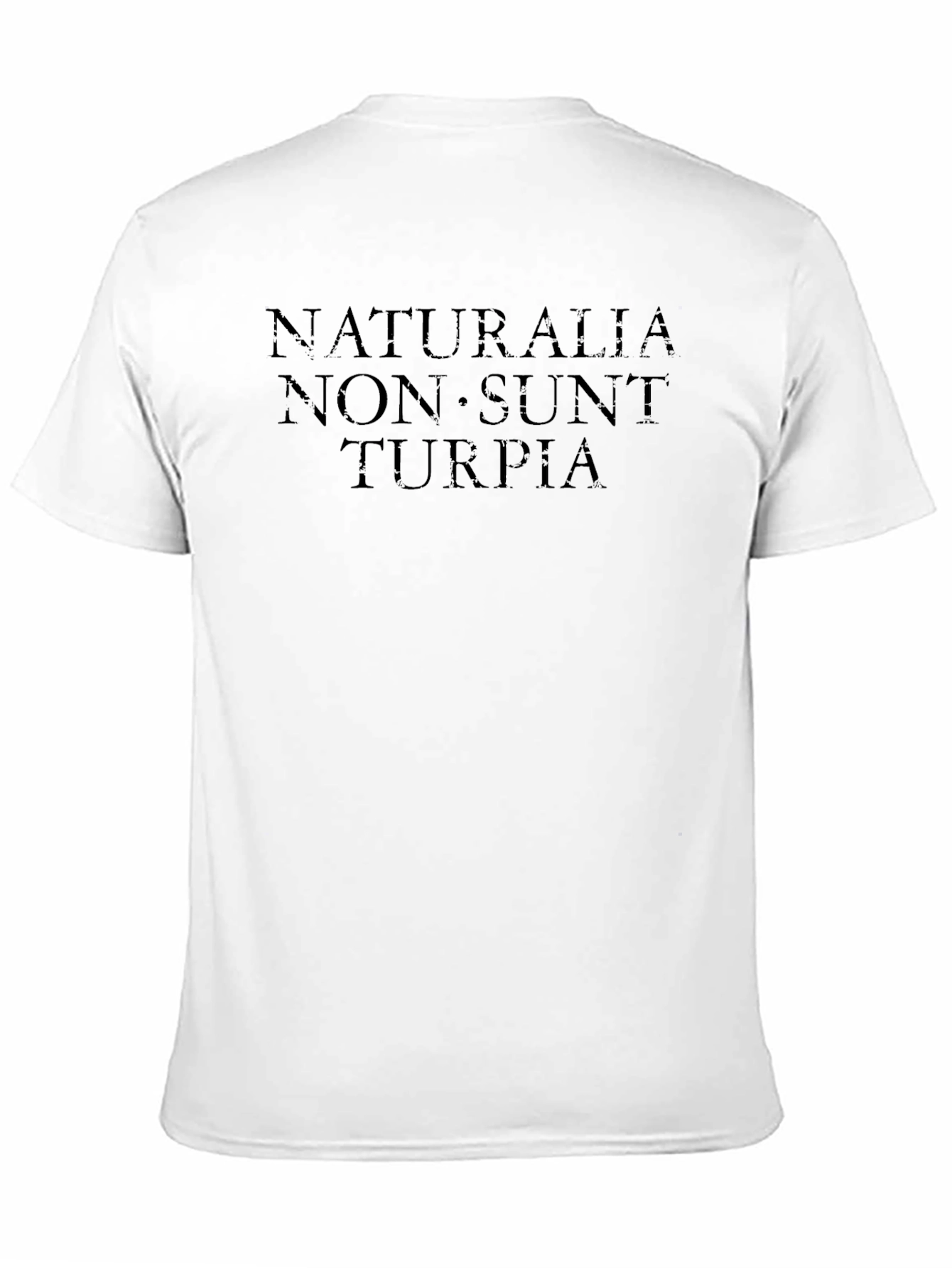 Naturalia Non Sunt Turpia Graphic Tee - Black
