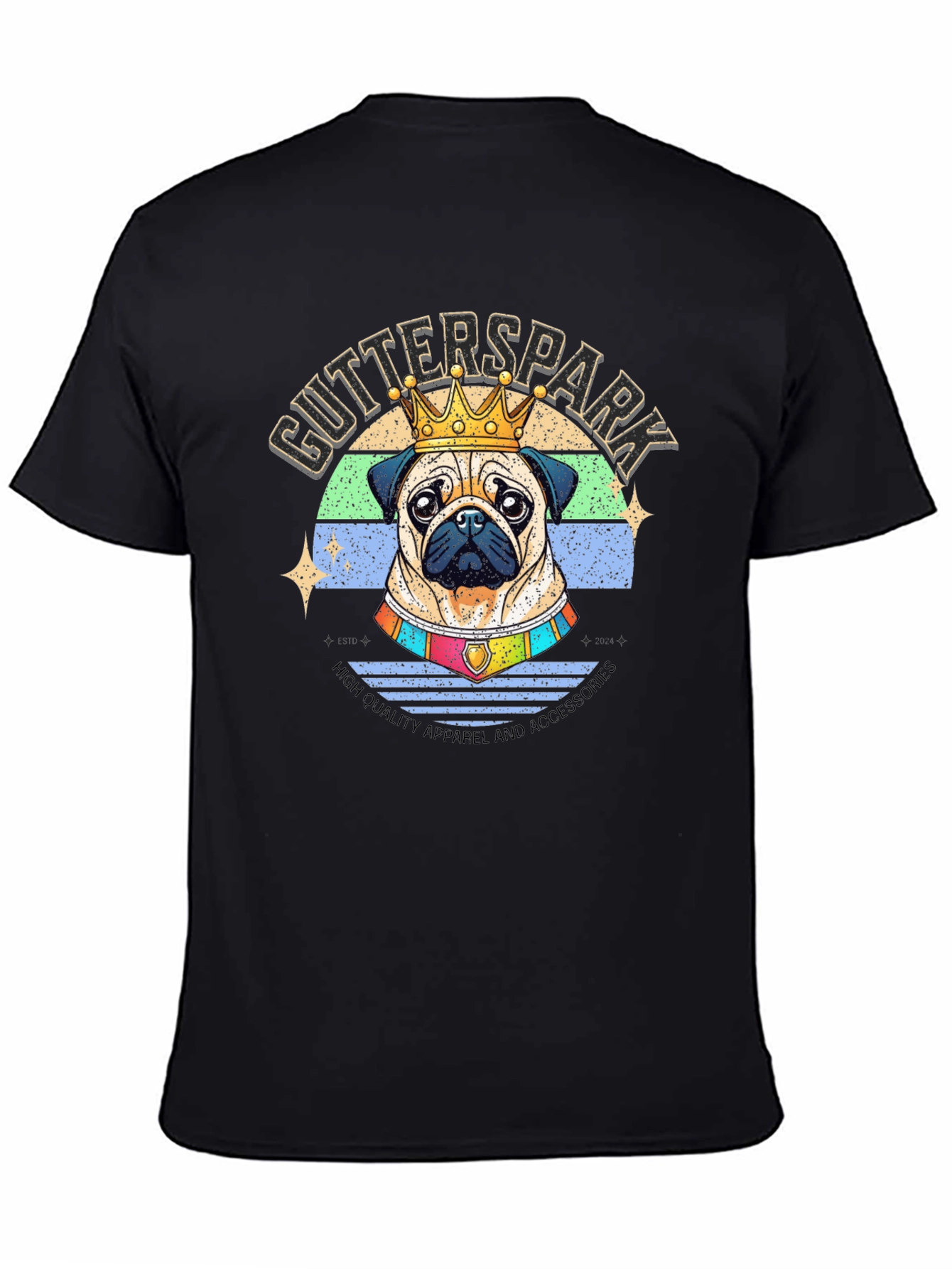 King Pug T-Shirt - Gutterspark Apparel