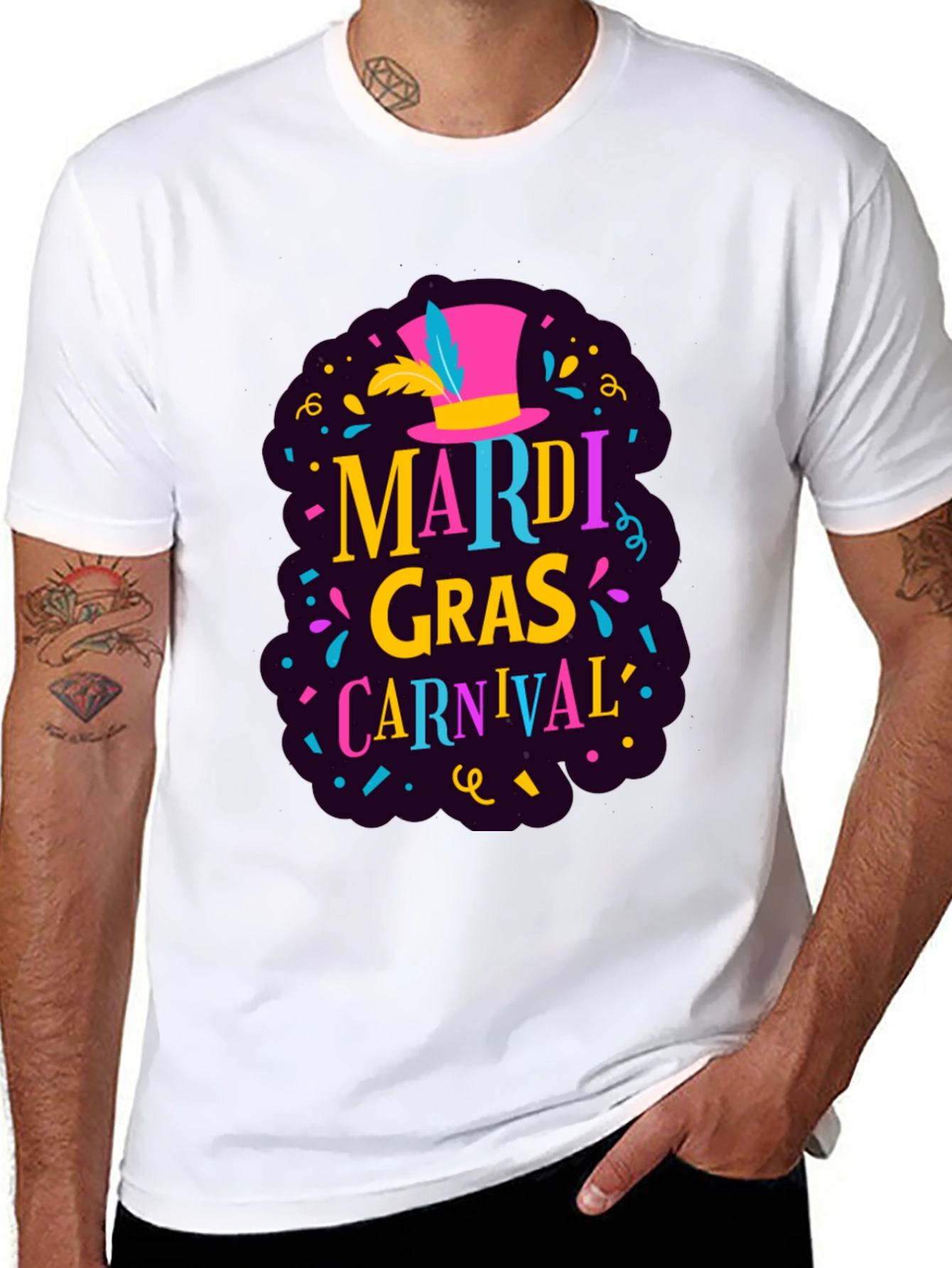 Mardi Gras Carnival Graphic Tee