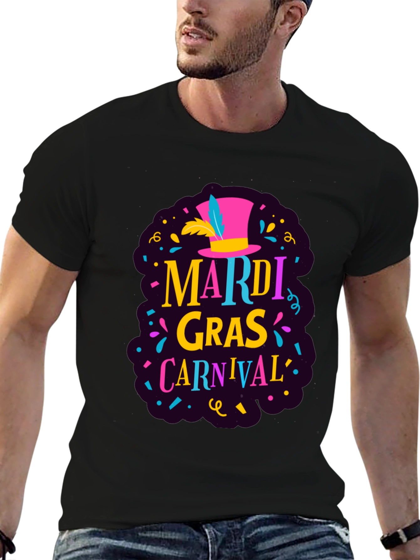 Mardi Gras Carnival Graphic Tee
