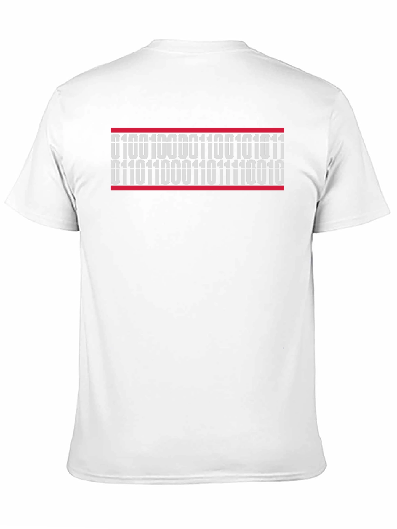 Binary Code Graphic Tee - Geek Chic T-Shirt