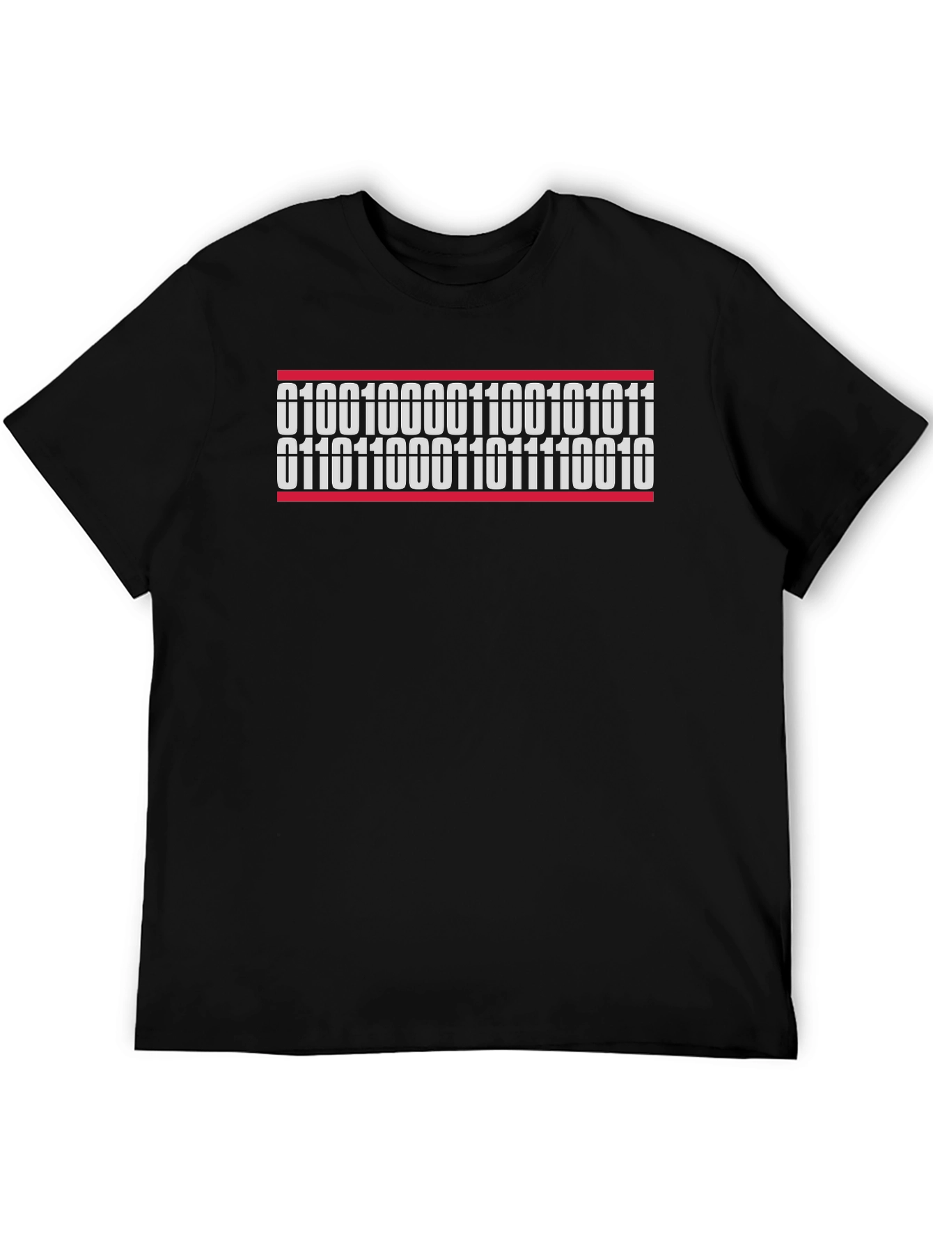 Binary Code Graphic Tee - Geek Chic T-Shirt