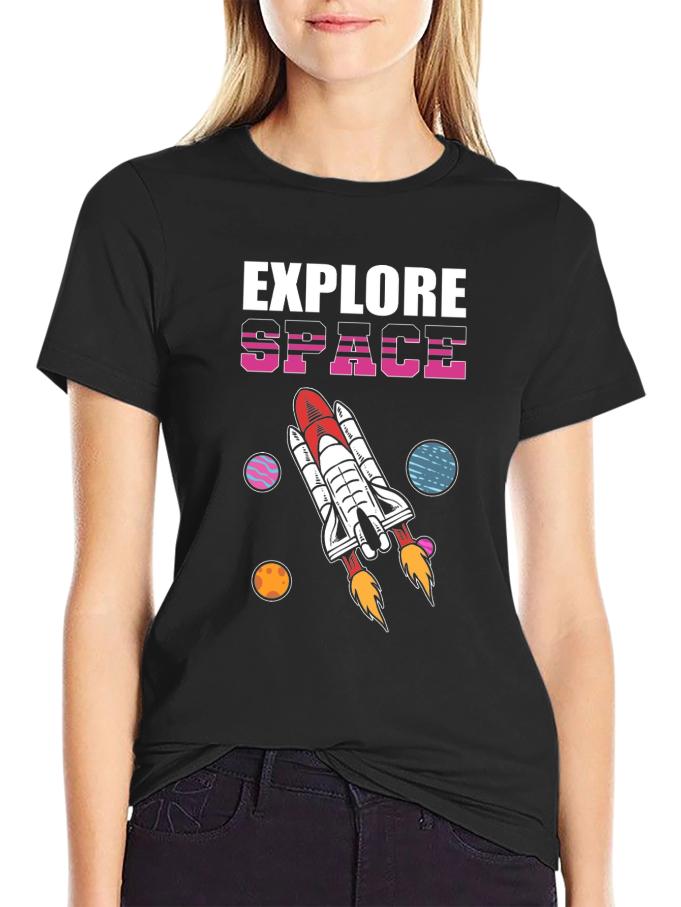 Explore Space Graphic T-Shirt