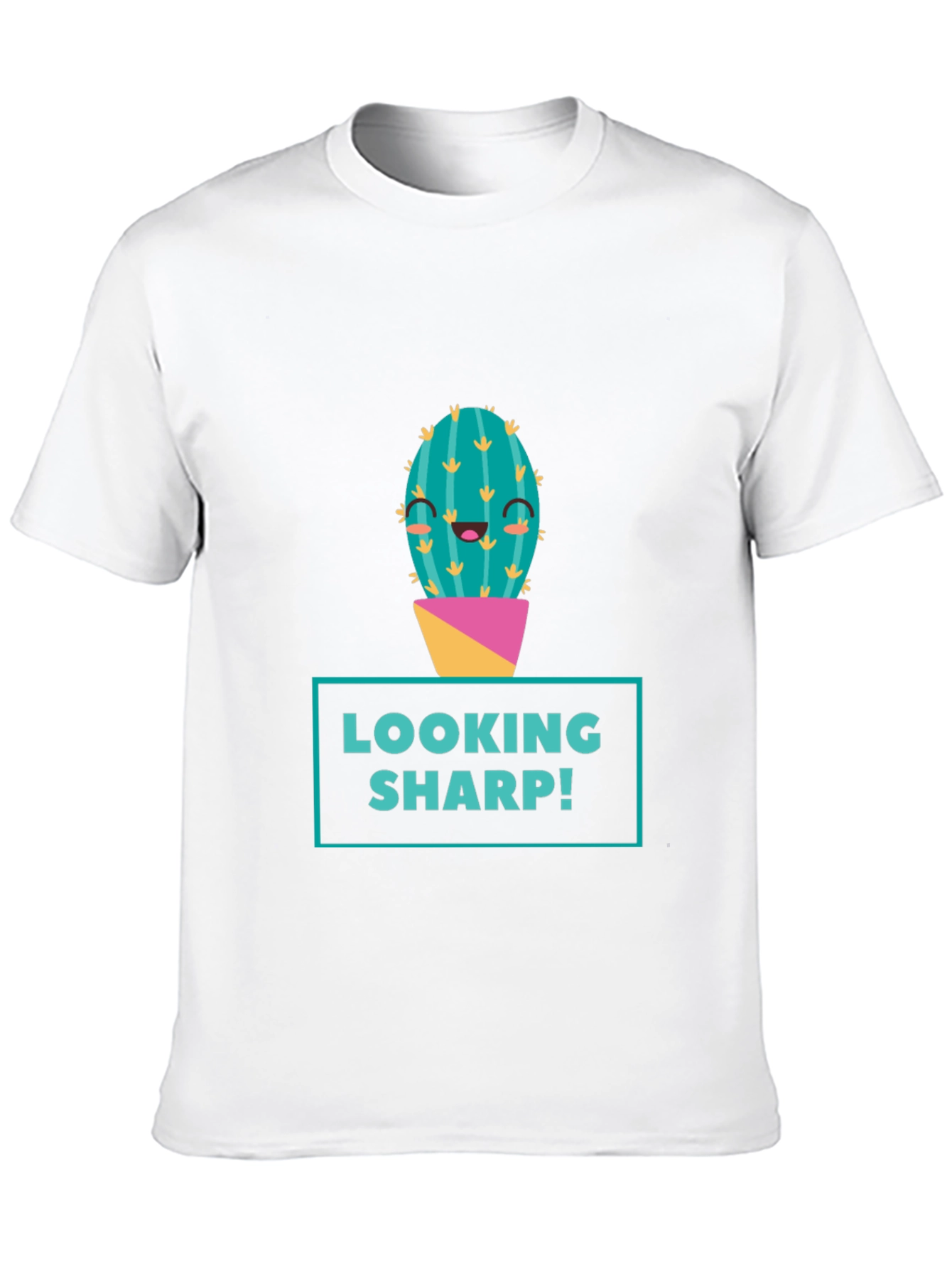 Looking Sharp Cactus Graphic Tee - Mens Black T-Shirt