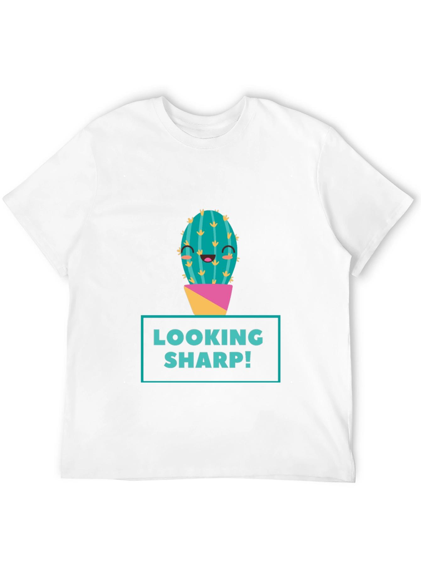 Looking Sharp Cactus Graphic Tee - Mens Black T-Shirt