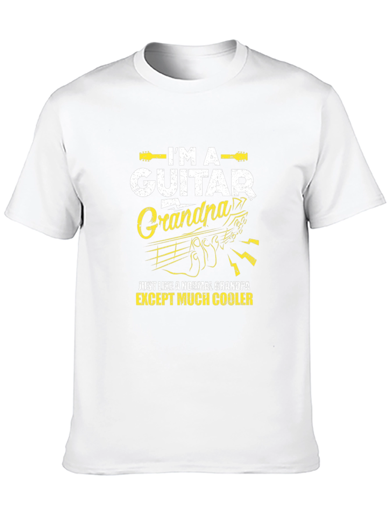 Guitar Grandpa T-Shirt - Cool Grandpa Tee