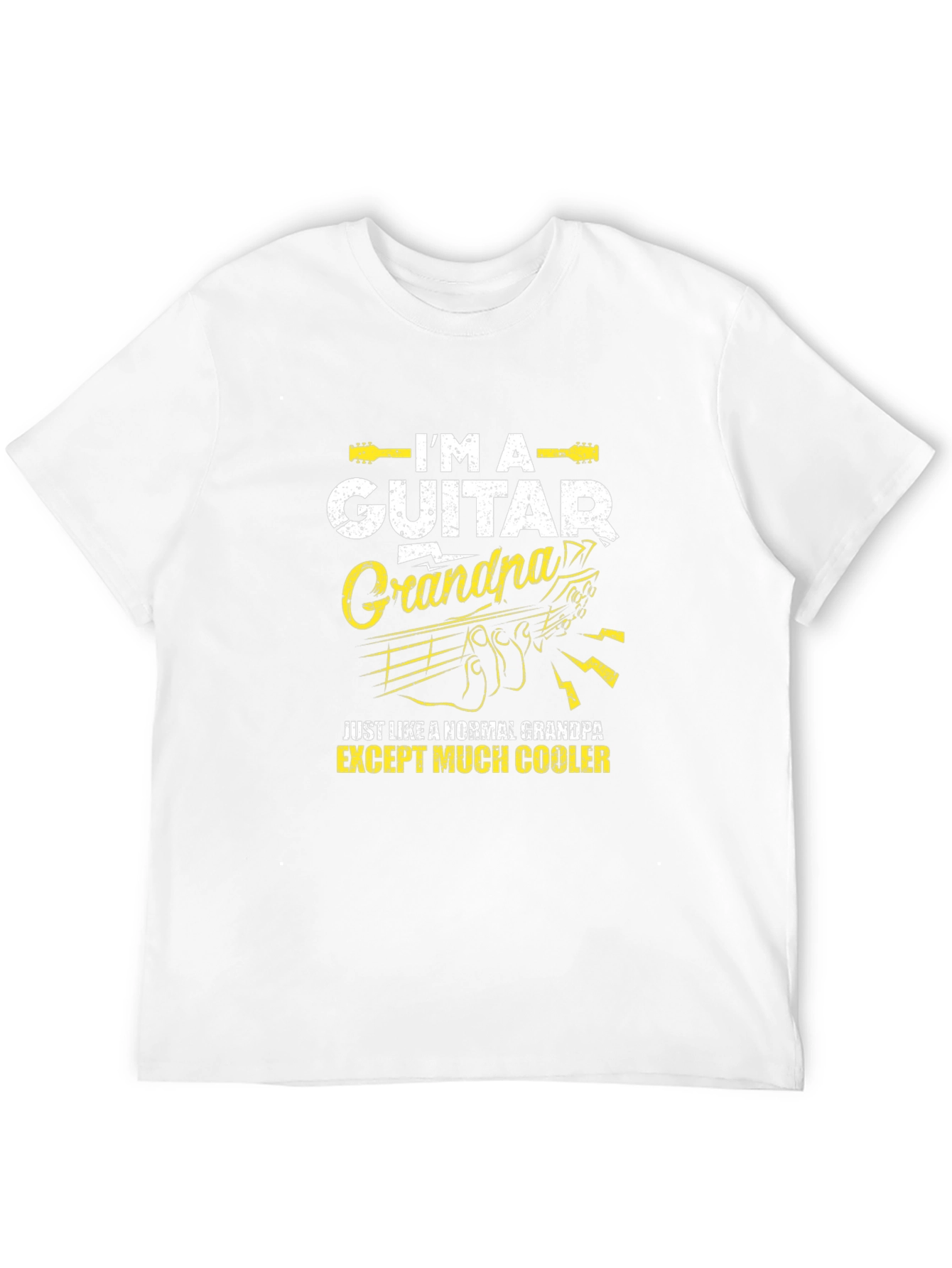 Guitar Grandpa T-Shirt - Cool Grandpa Tee