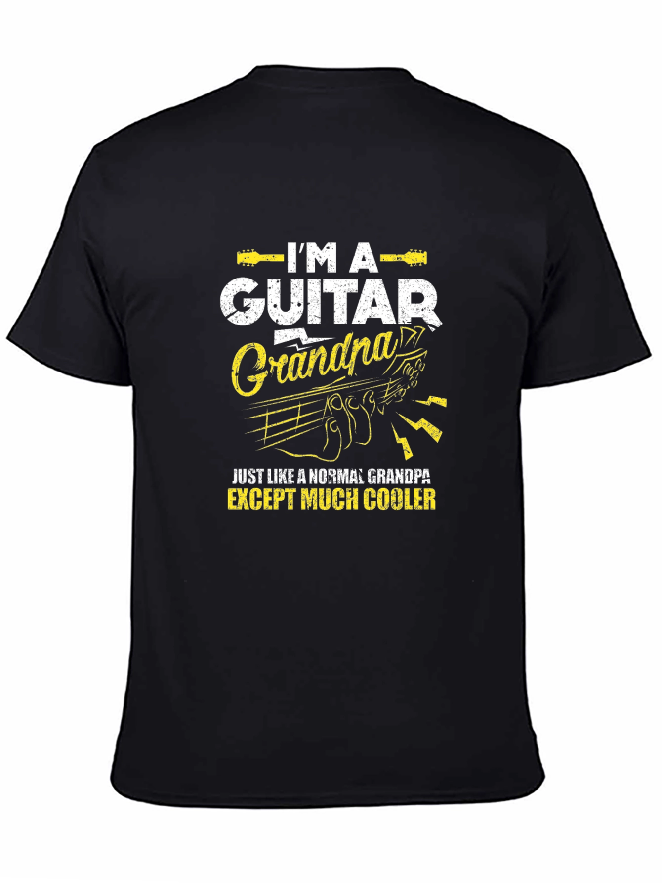 Guitar Grandpa T-Shirt - Cool Grandpa Tee