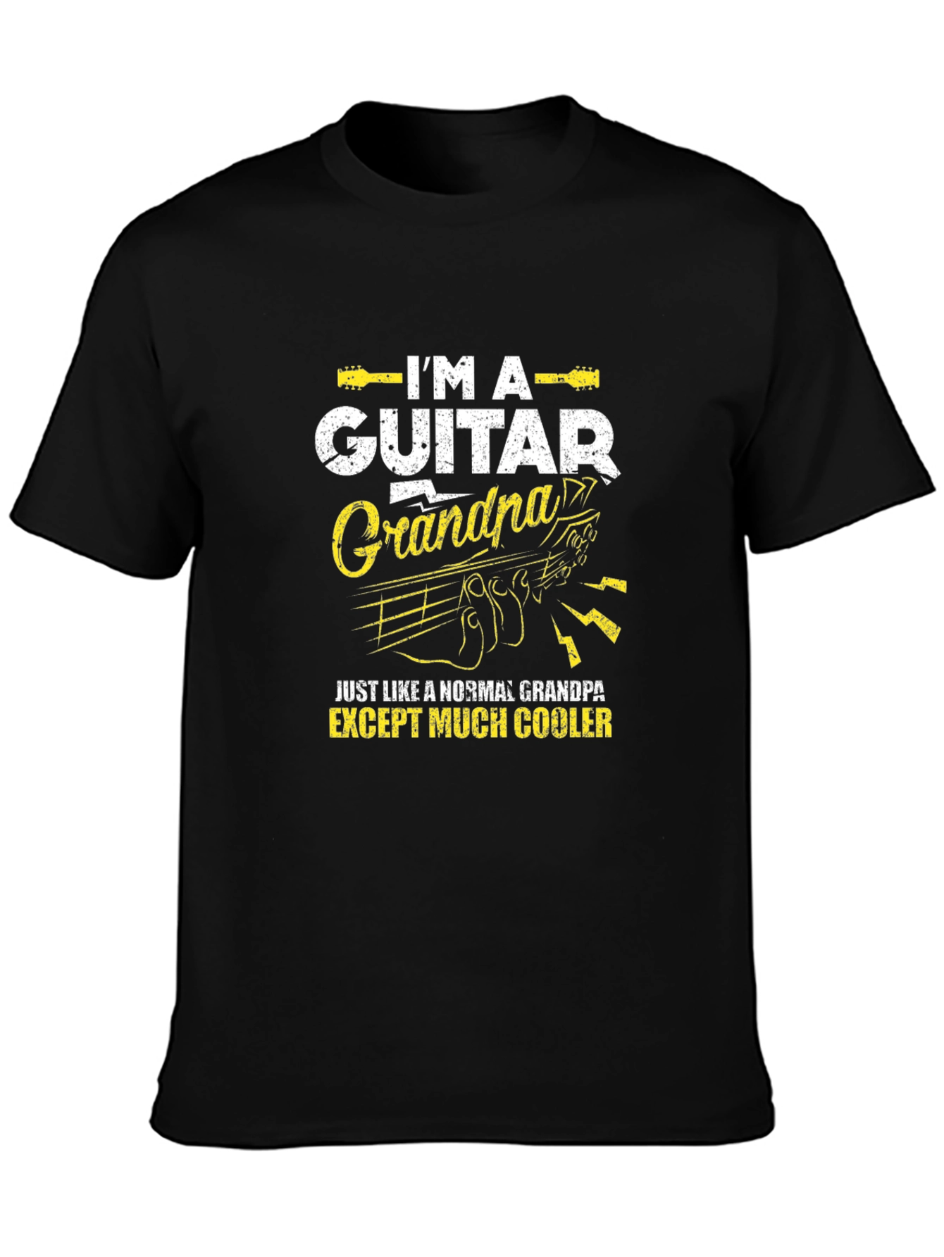 Guitar Grandpa T-Shirt - Cool Grandpa Tee