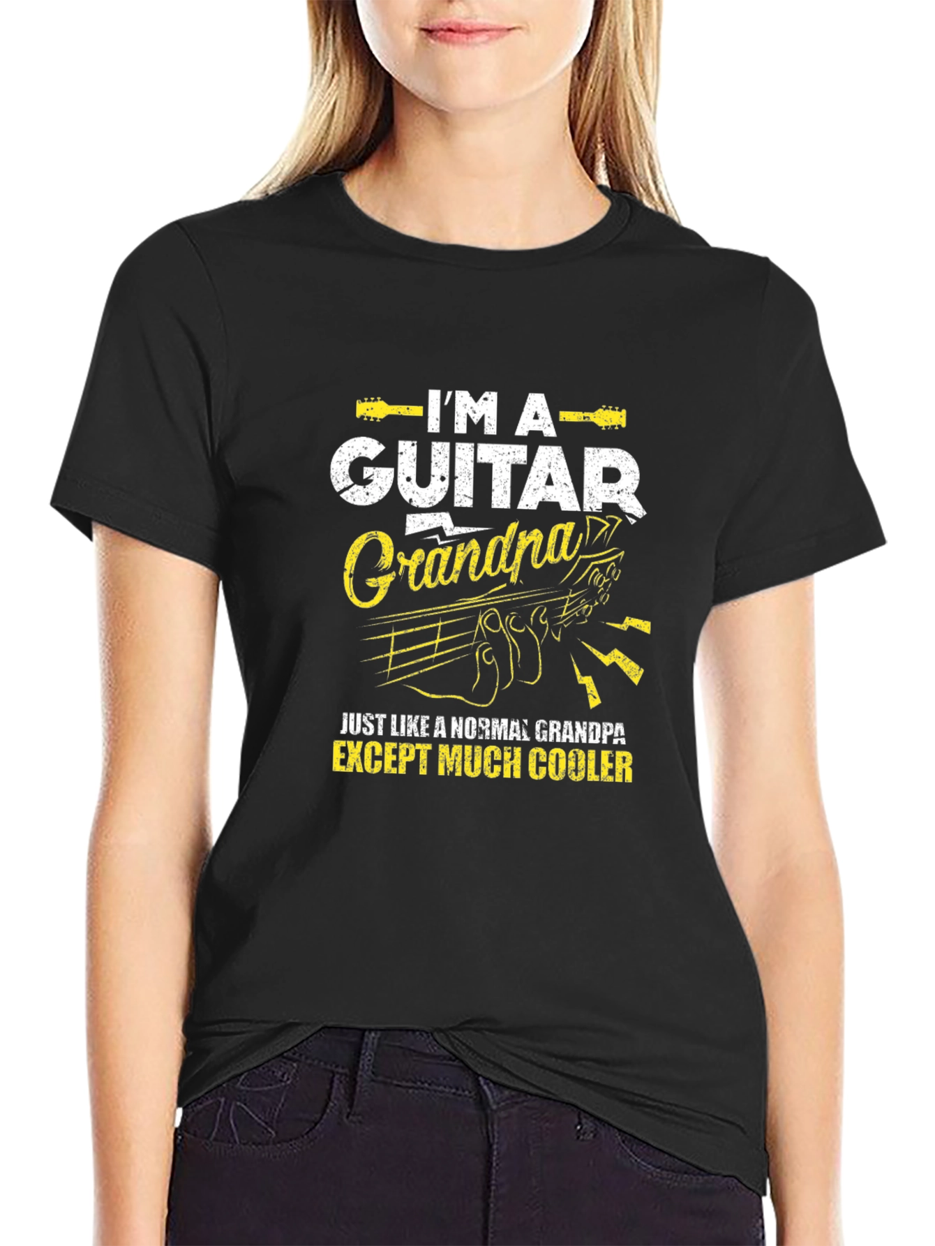 Guitar Grandpa T-Shirt - Cool Grandpa Tee