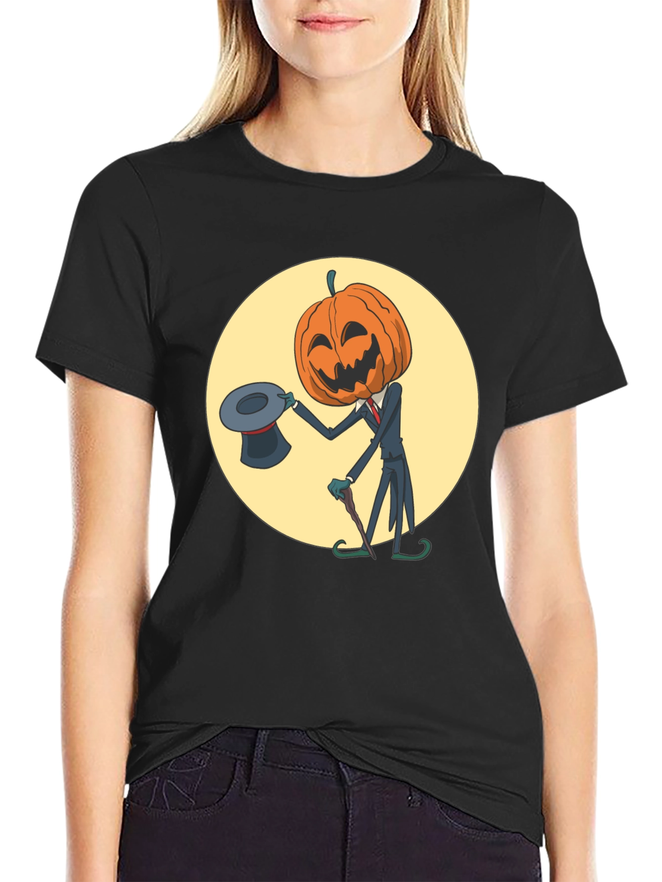 Pumpkin Man Halloween T-Shirt