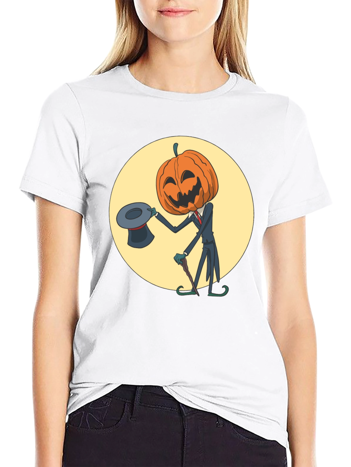 Pumpkin Man Halloween T-Shirt