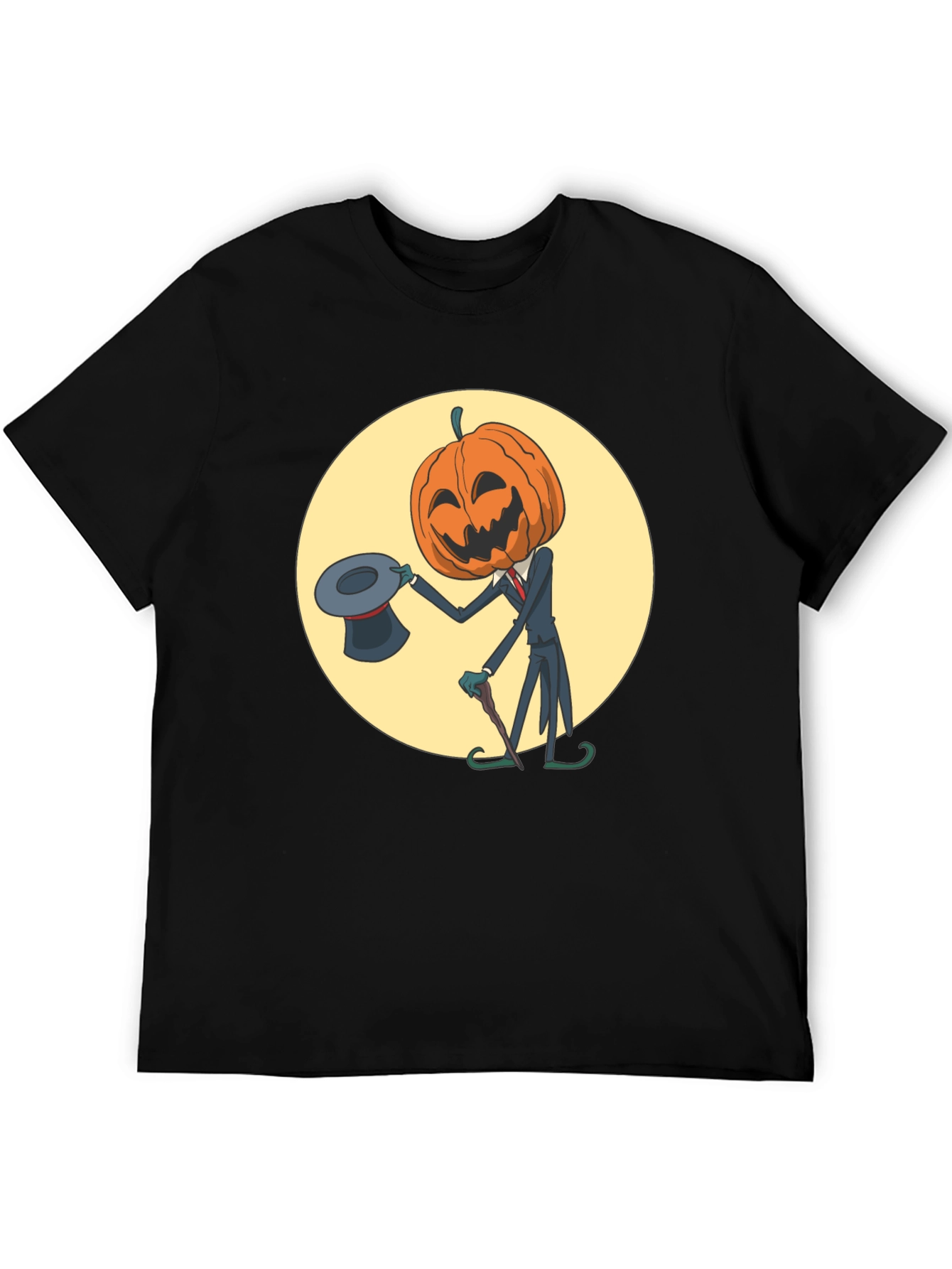 Pumpkin Man Halloween T-Shirt