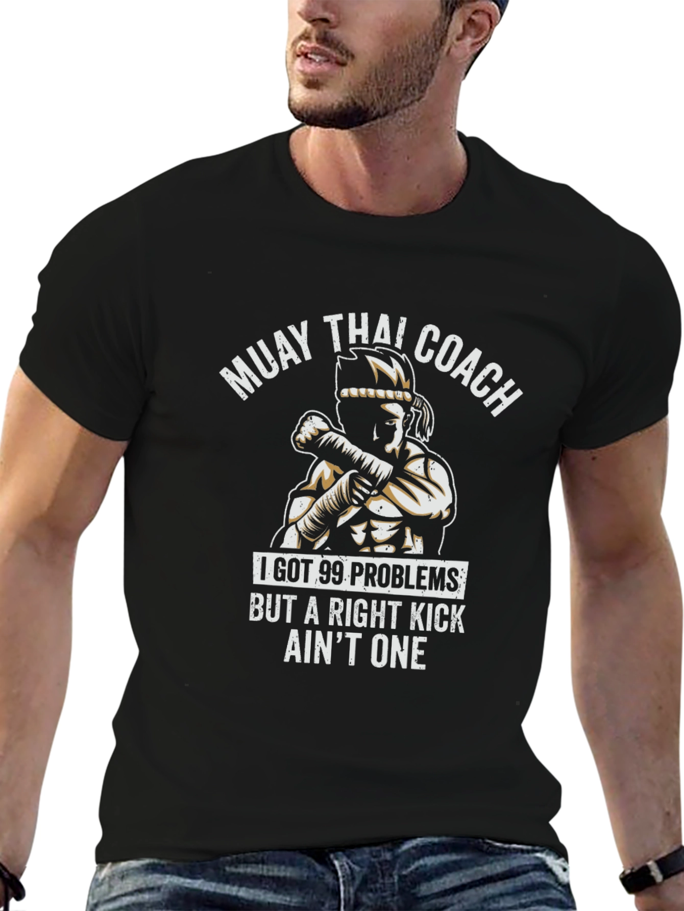 Muay Thai Coach Graphic T-Shirt