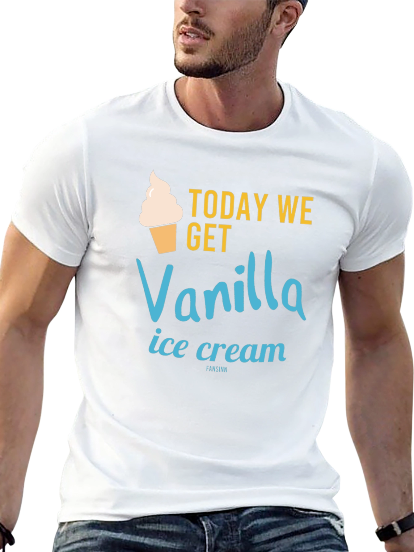 Vanilla Ice Cream T-Shirt - Fun Dessert Tee