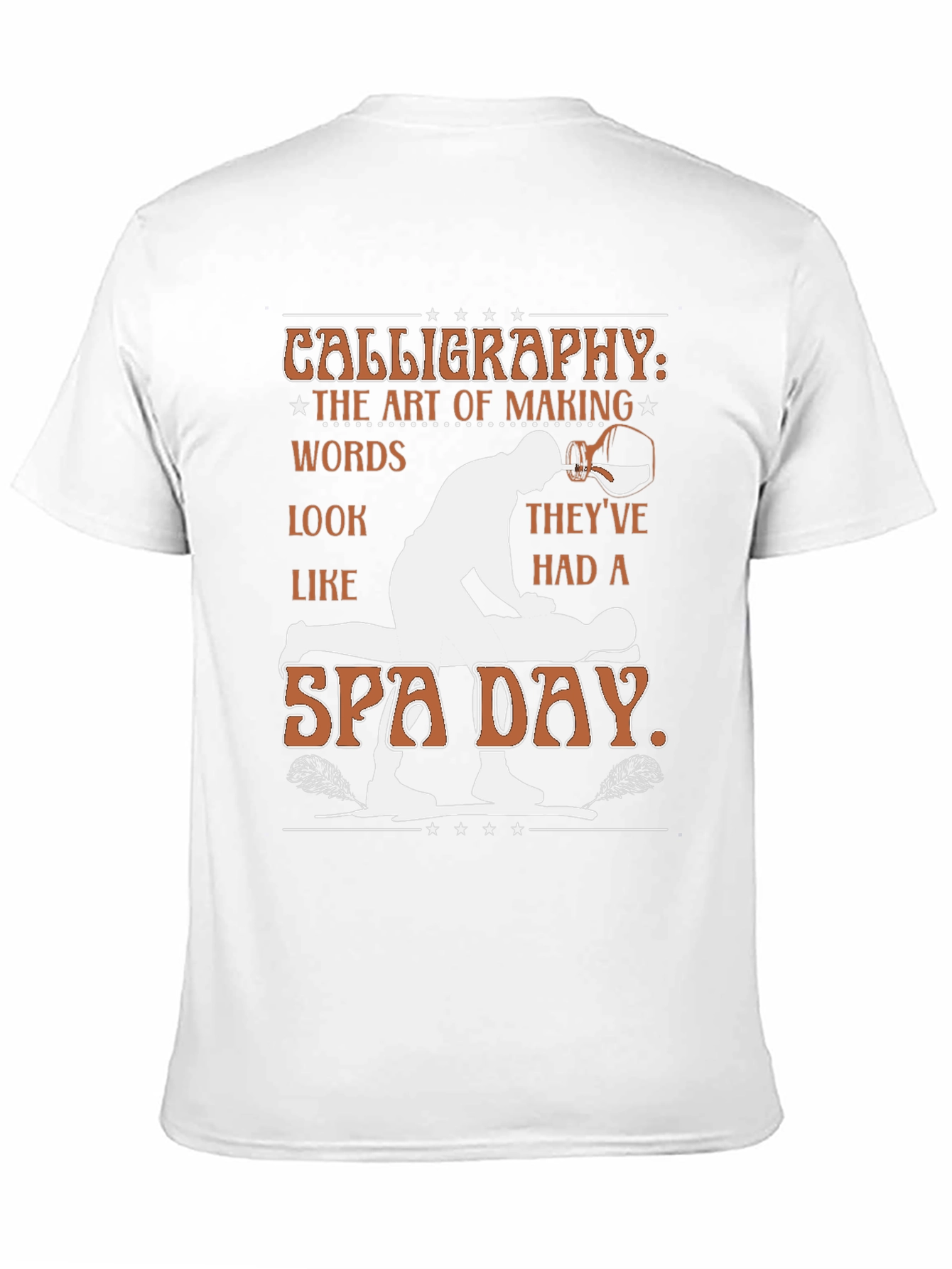 Calligraphy Spa Day Graphic Tee