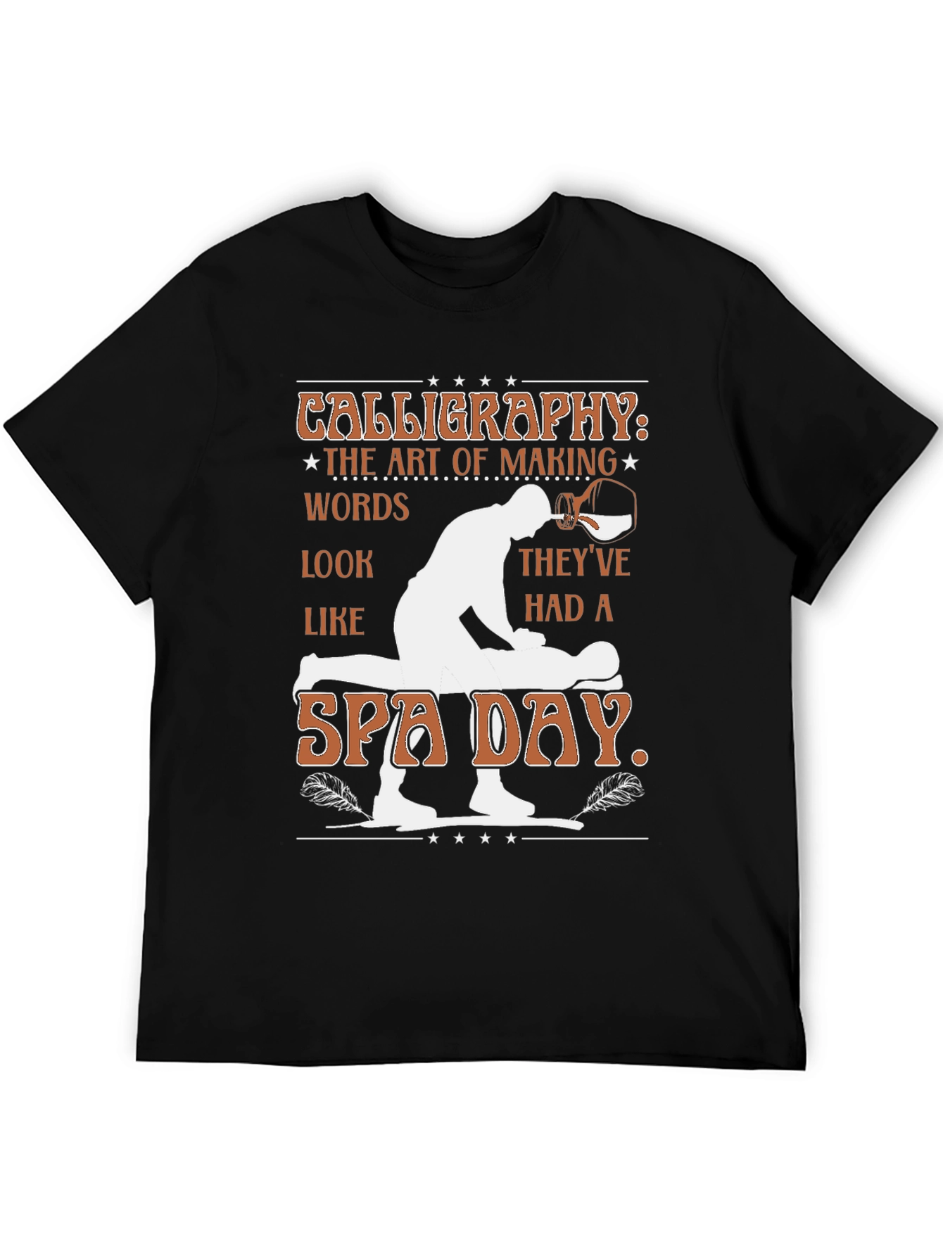 Calligraphy Spa Day Graphic Tee