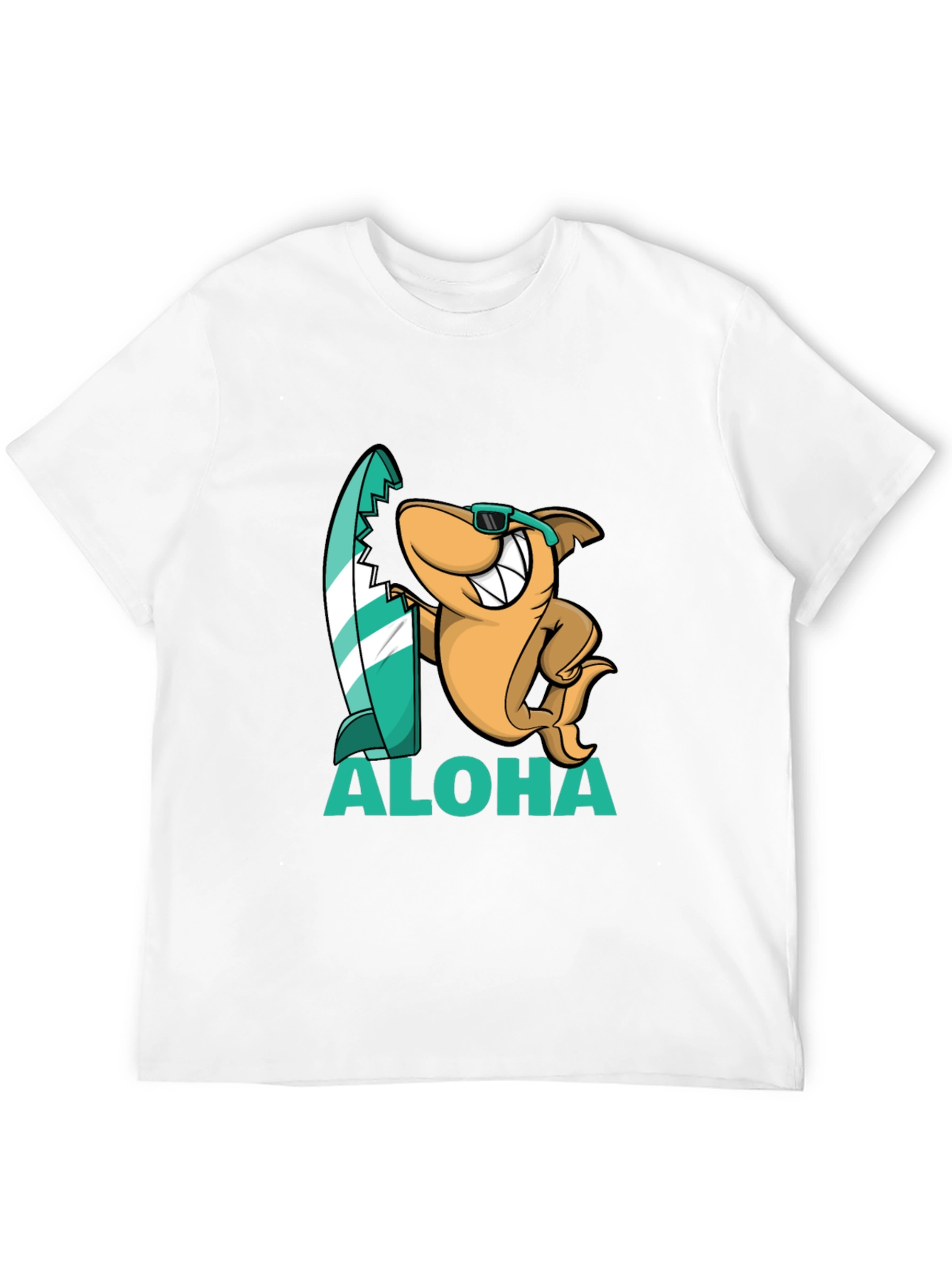 Aloha Shark Graphic Tee - Black