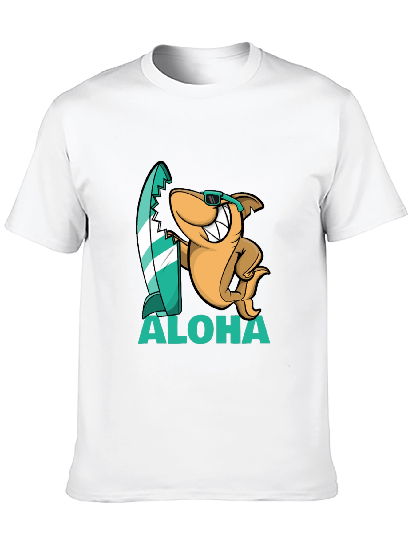 Aloha Shark Graphic Tee - Black