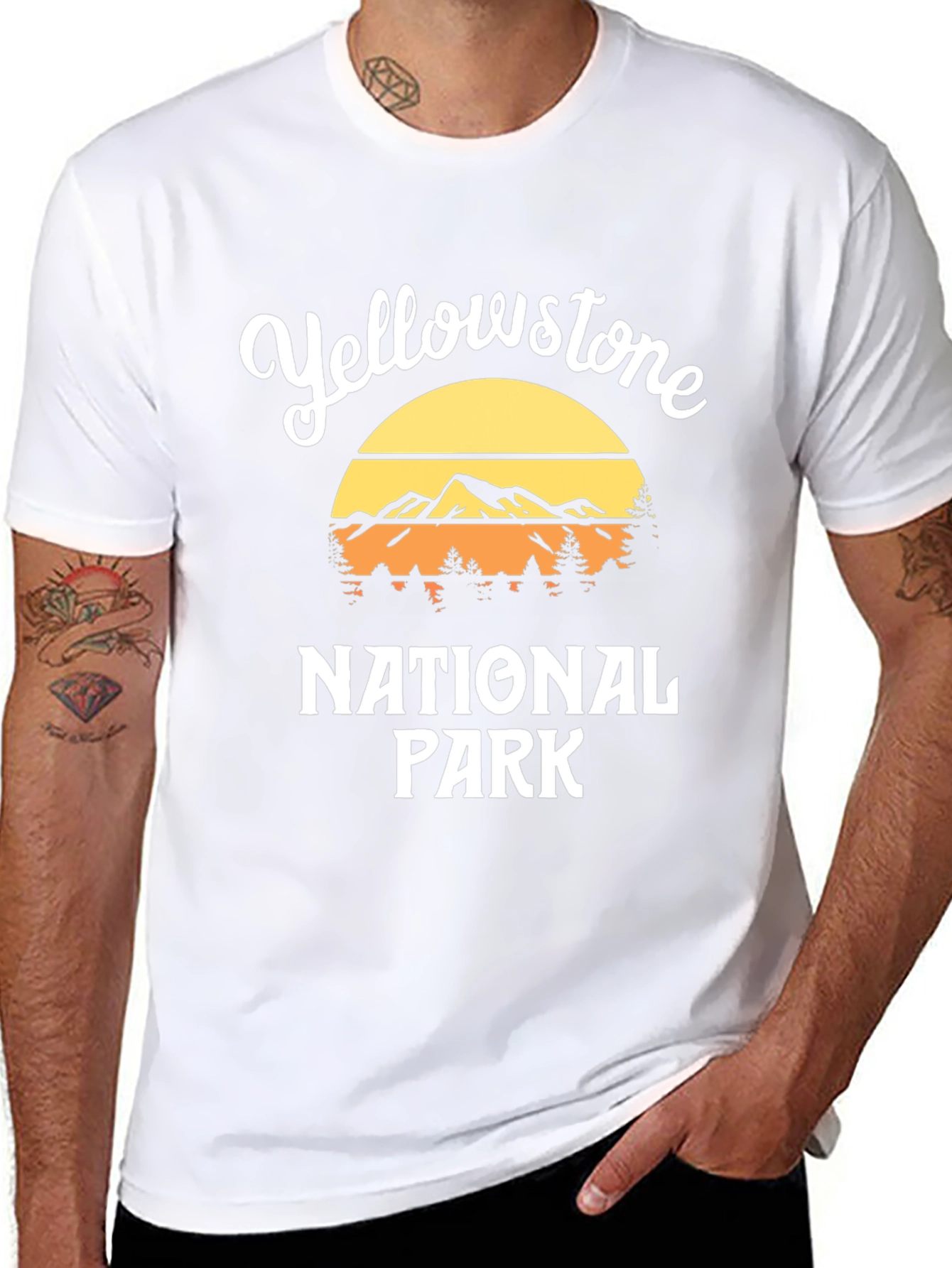 Yellowstone National Park Retro Graphic Tee