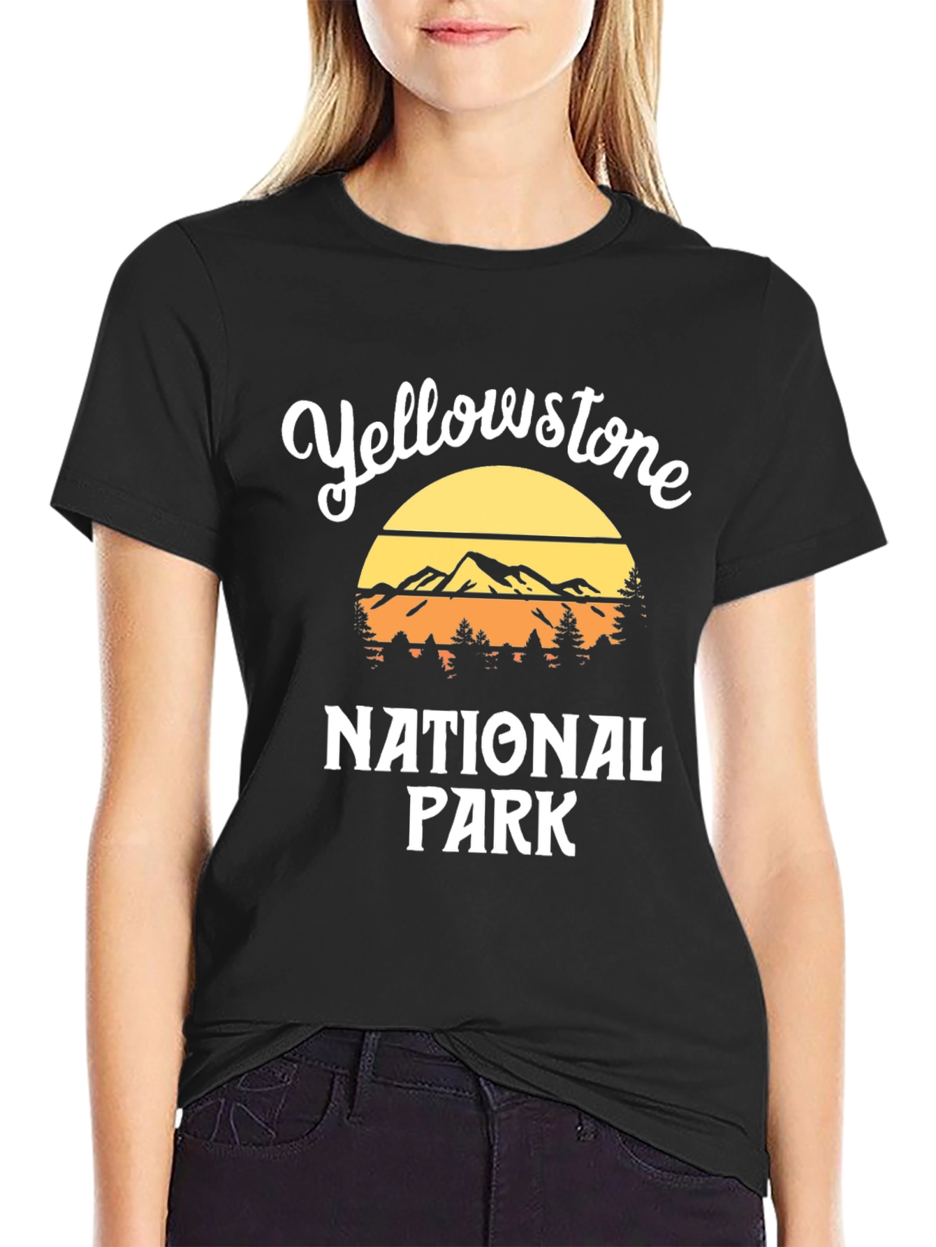Yellowstone National Park Retro Graphic Tee