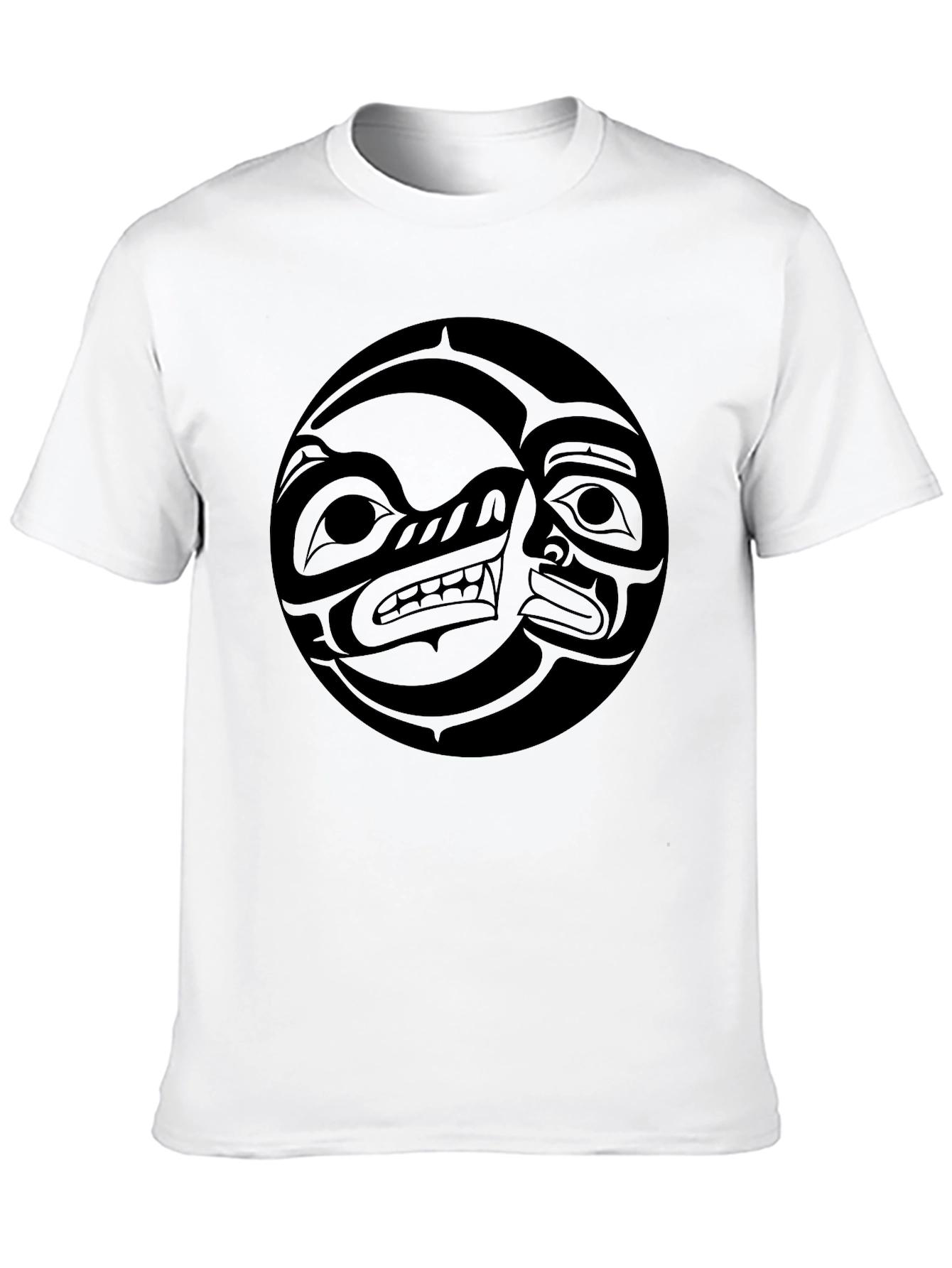 Tribal Art Graphic Black T-Shirt