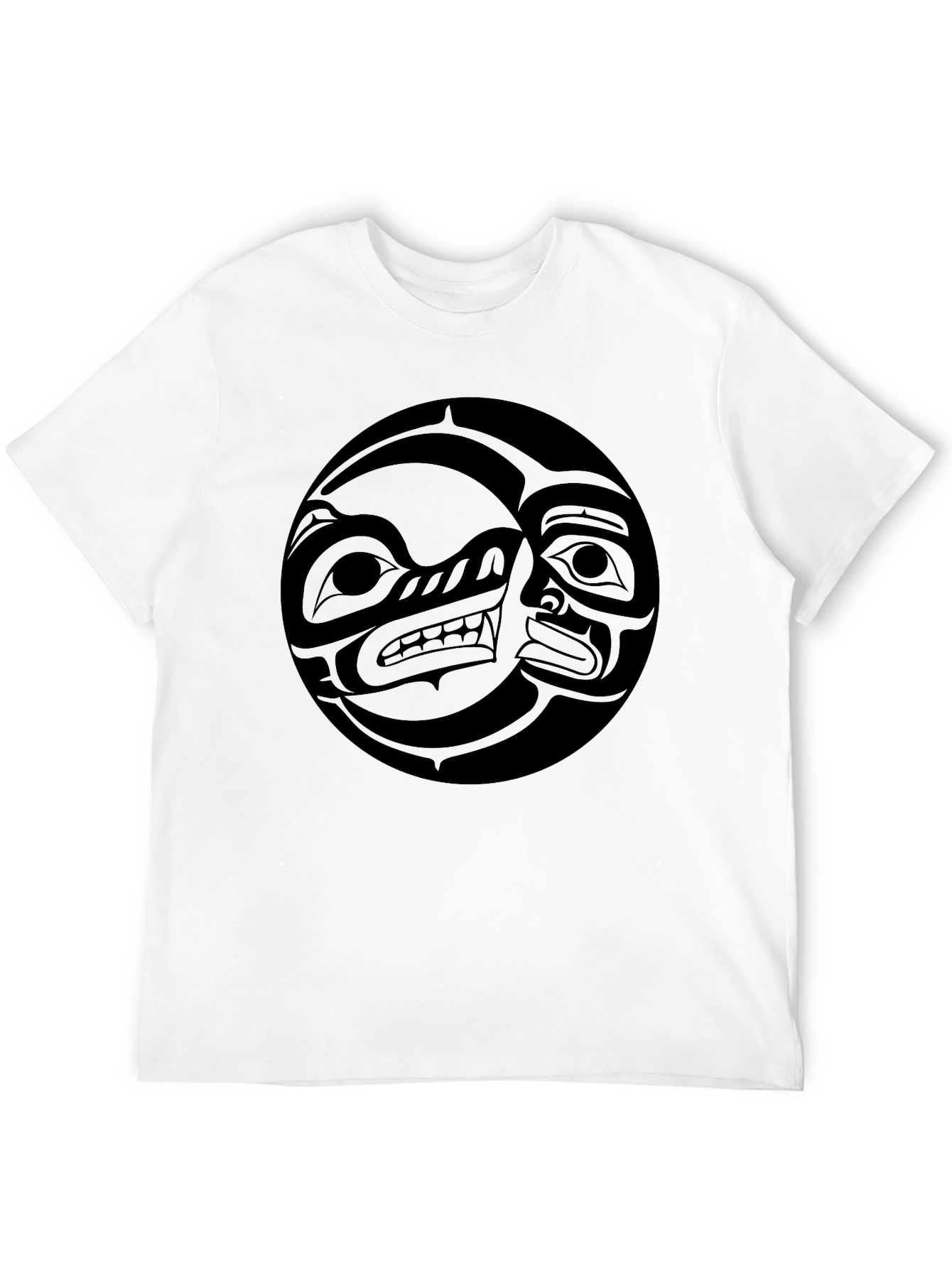 Tribal Art Graphic Black T-Shirt